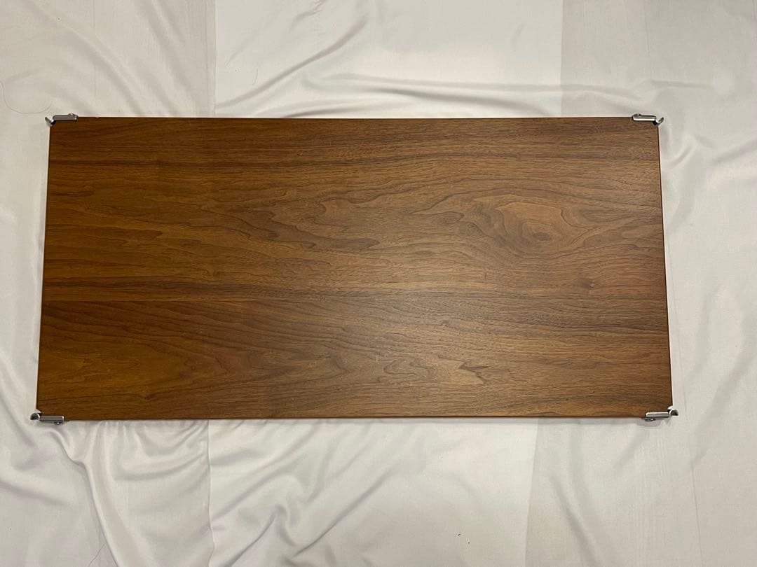 【MUJI】ステンレスユニットシェルフ　ウォールナット材84ｃｍタイプ用　3枚