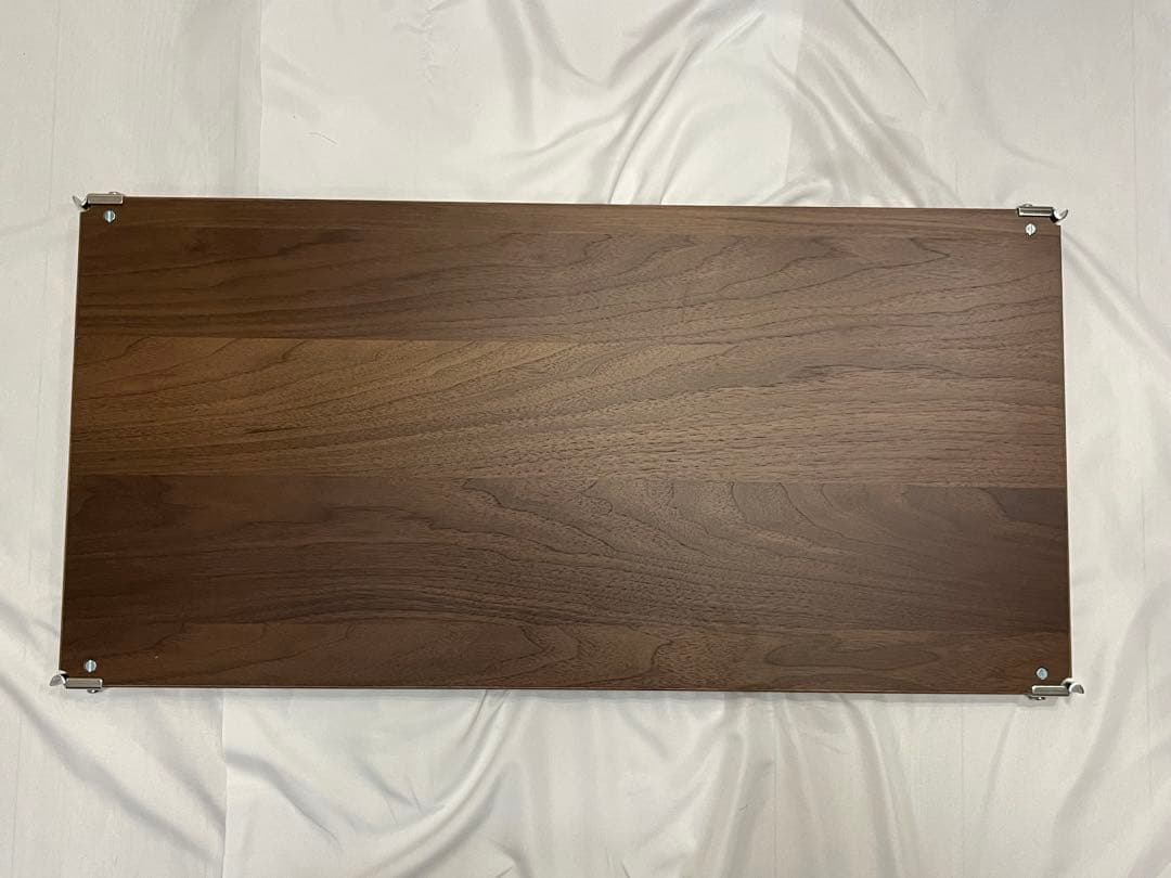 【MUJI】ステンレスユニットシェルフ　ウォールナット材84ｃｍタイプ用　3枚