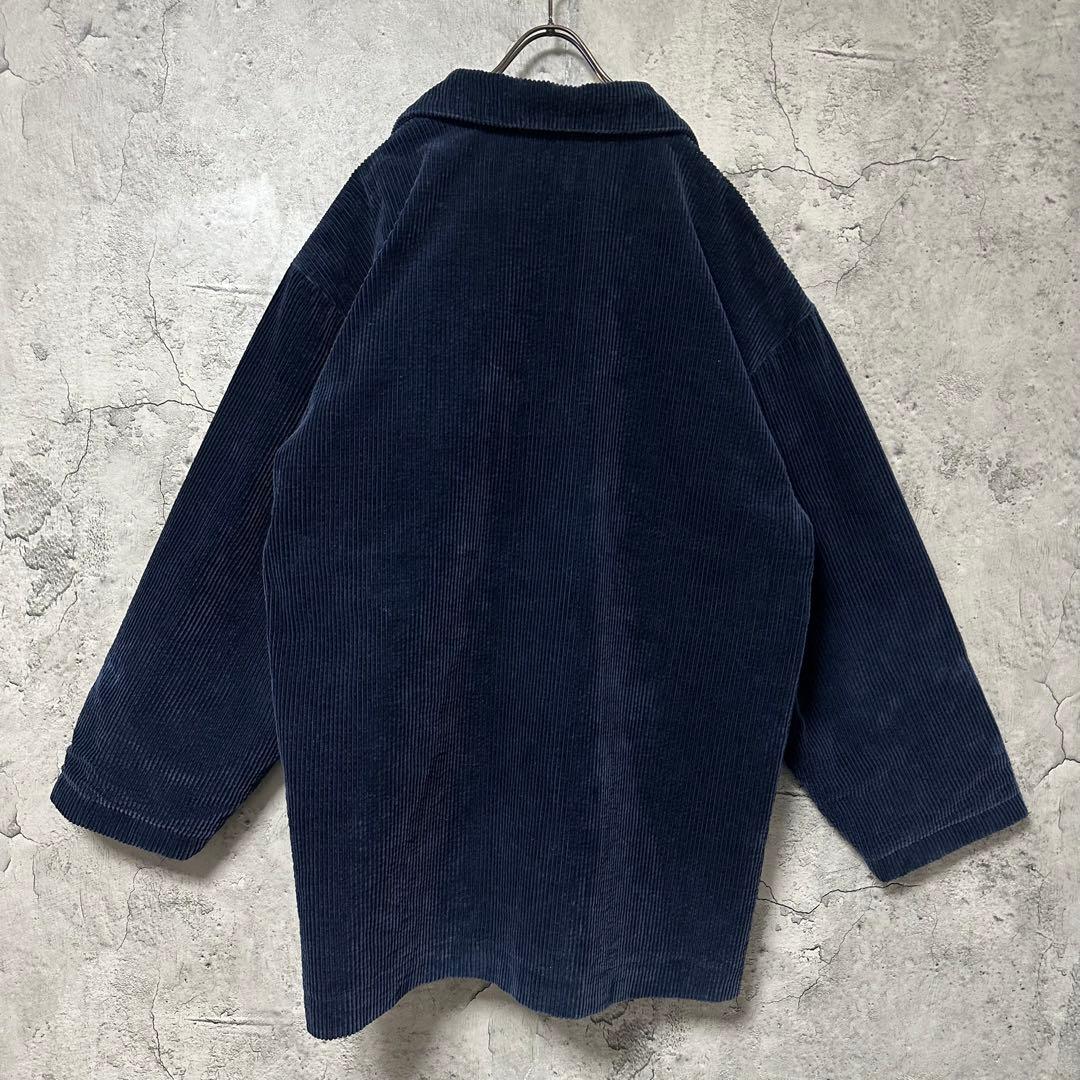 【超希少◎】KENZO　コーデュロイブルゾン　中綿　刺繍　オープンカラー　90s