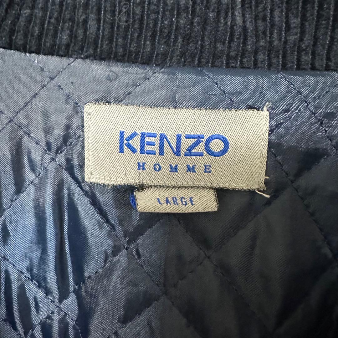 【超希少◎】KENZO　コーデュロイブルゾン　中綿　刺繍　オープンカラー　90s