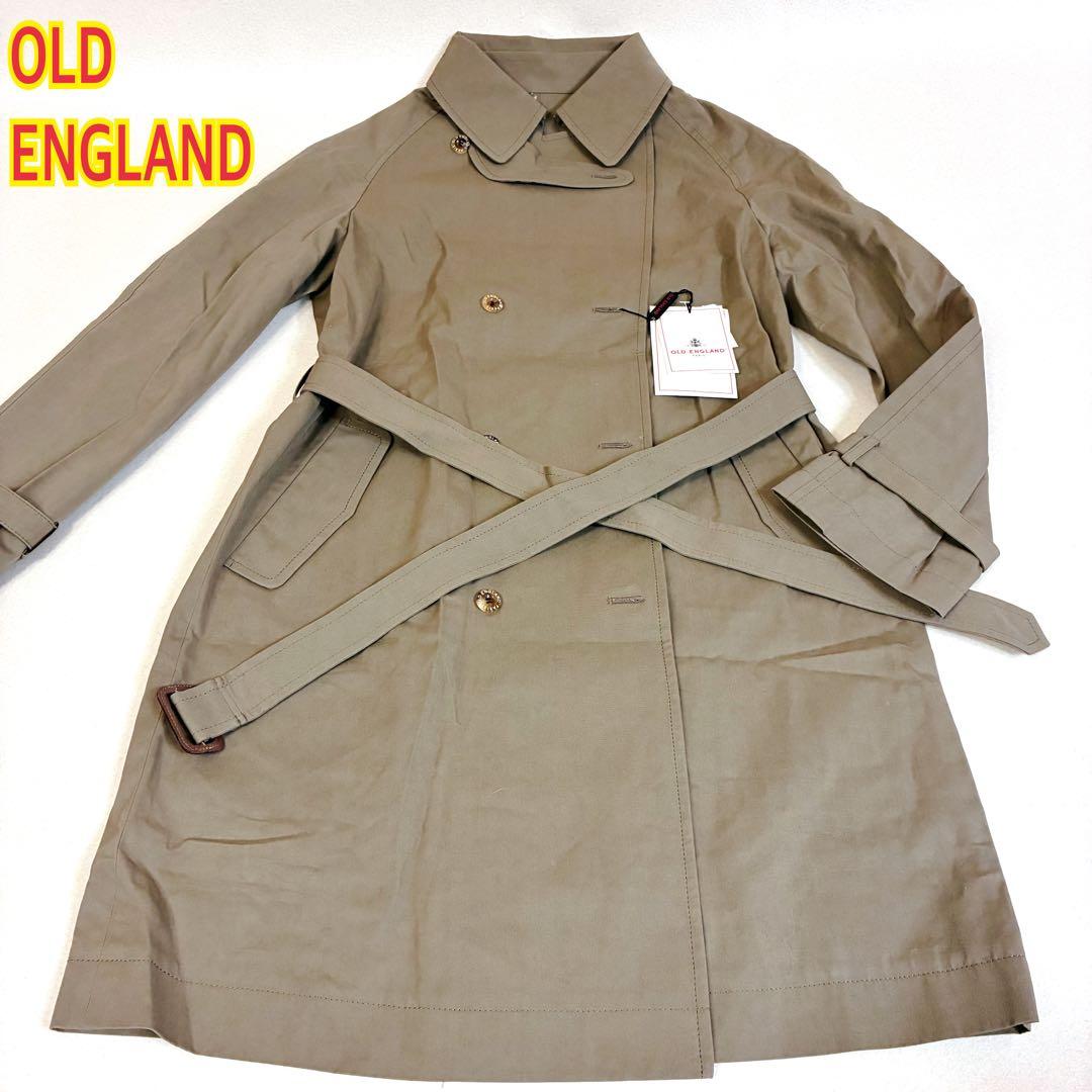 【タグ付き未使用】OLD ENGLANDトレンチコート ロングコート カーキ