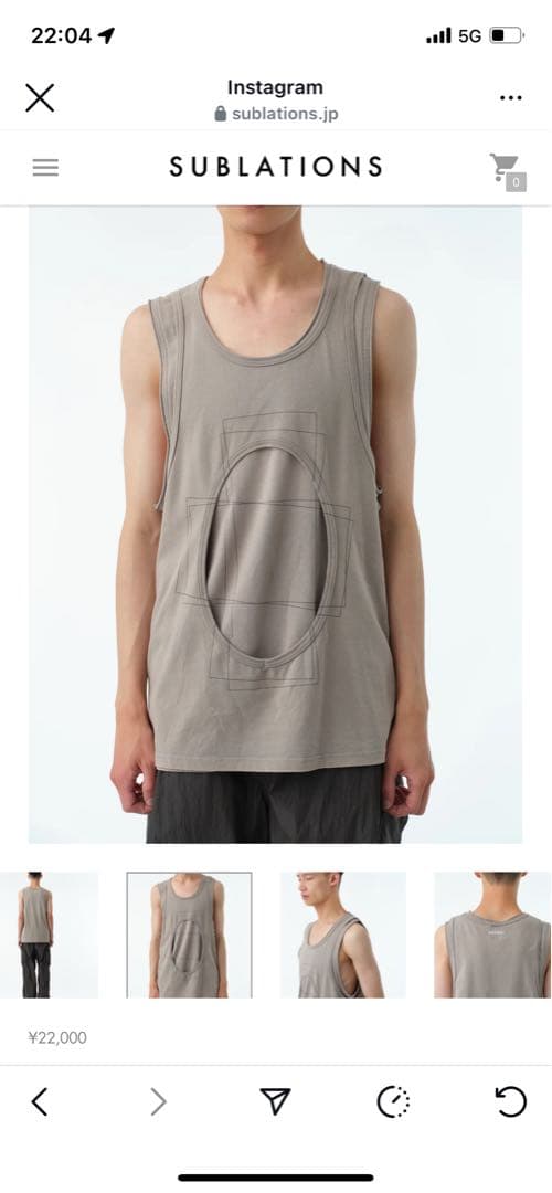 トップス SUBLATIONS TANKTOP