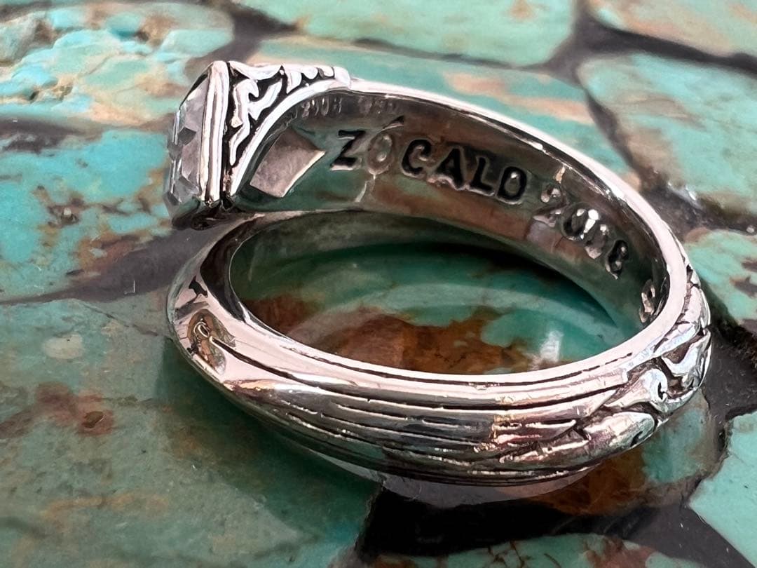 zocalo silver950×ジルコニアリング