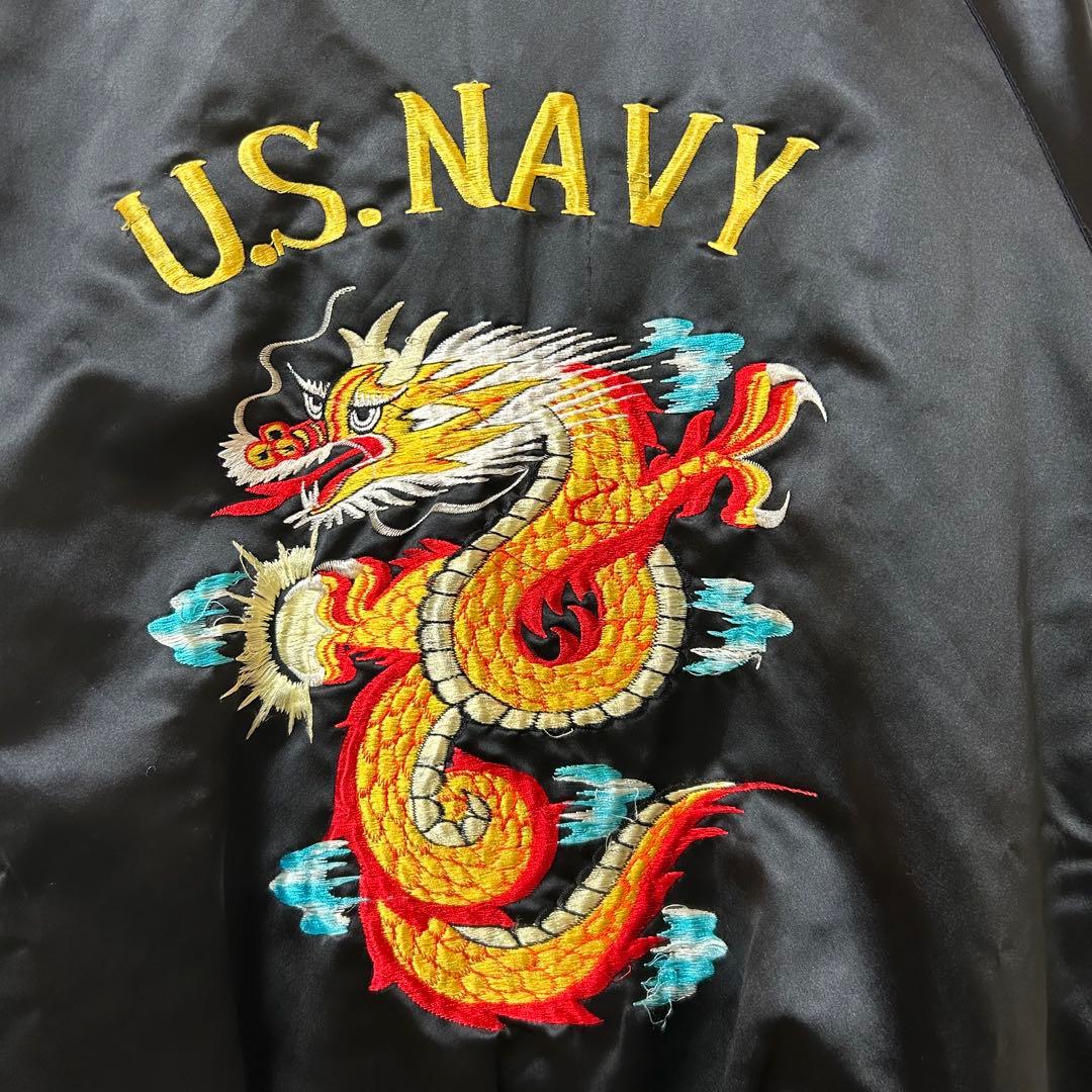 【ボアライナー付き】スーベニアJKT サイズ:L USNAVY