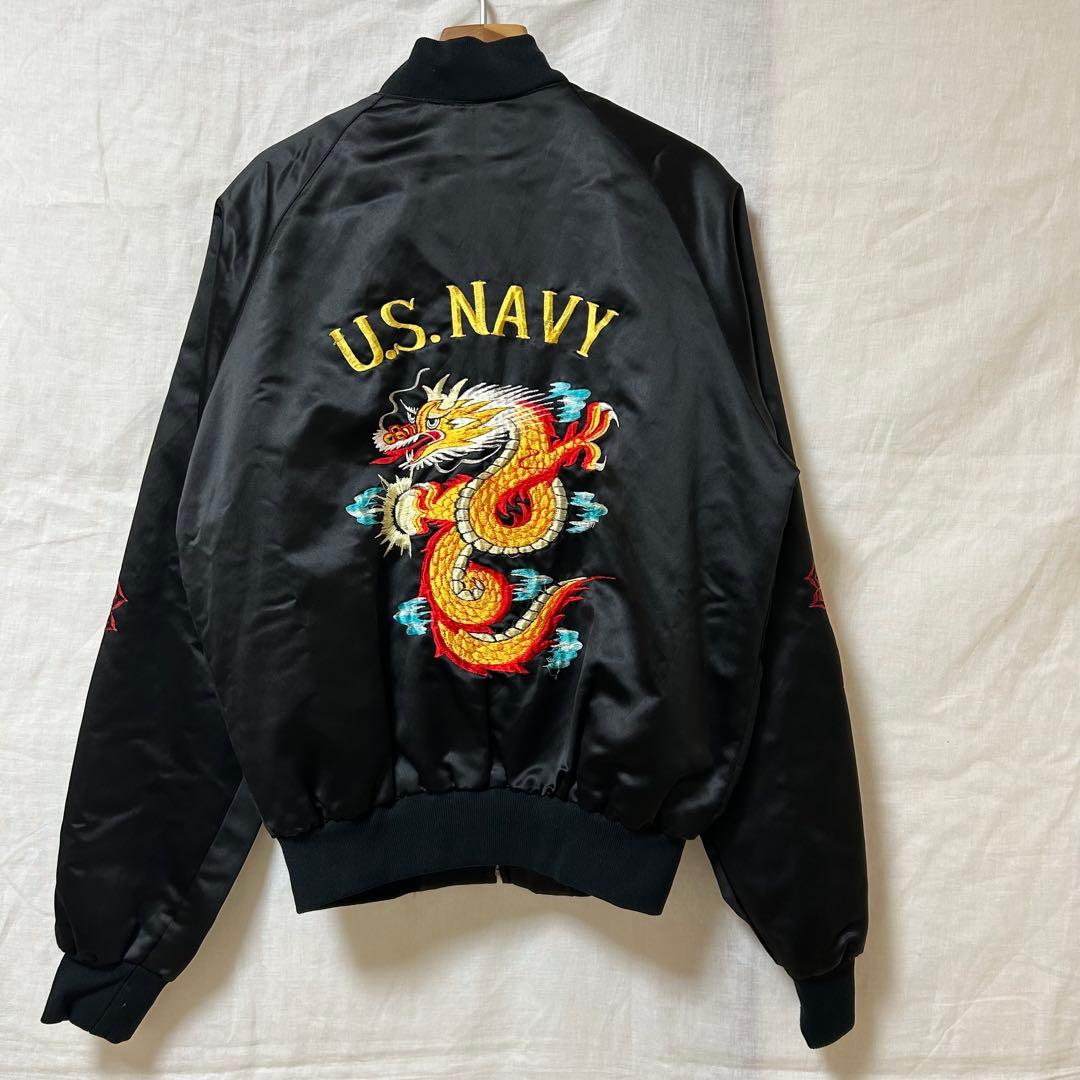 【ボアライナー付き】スーベニアJKT サイズ:L USNAVY