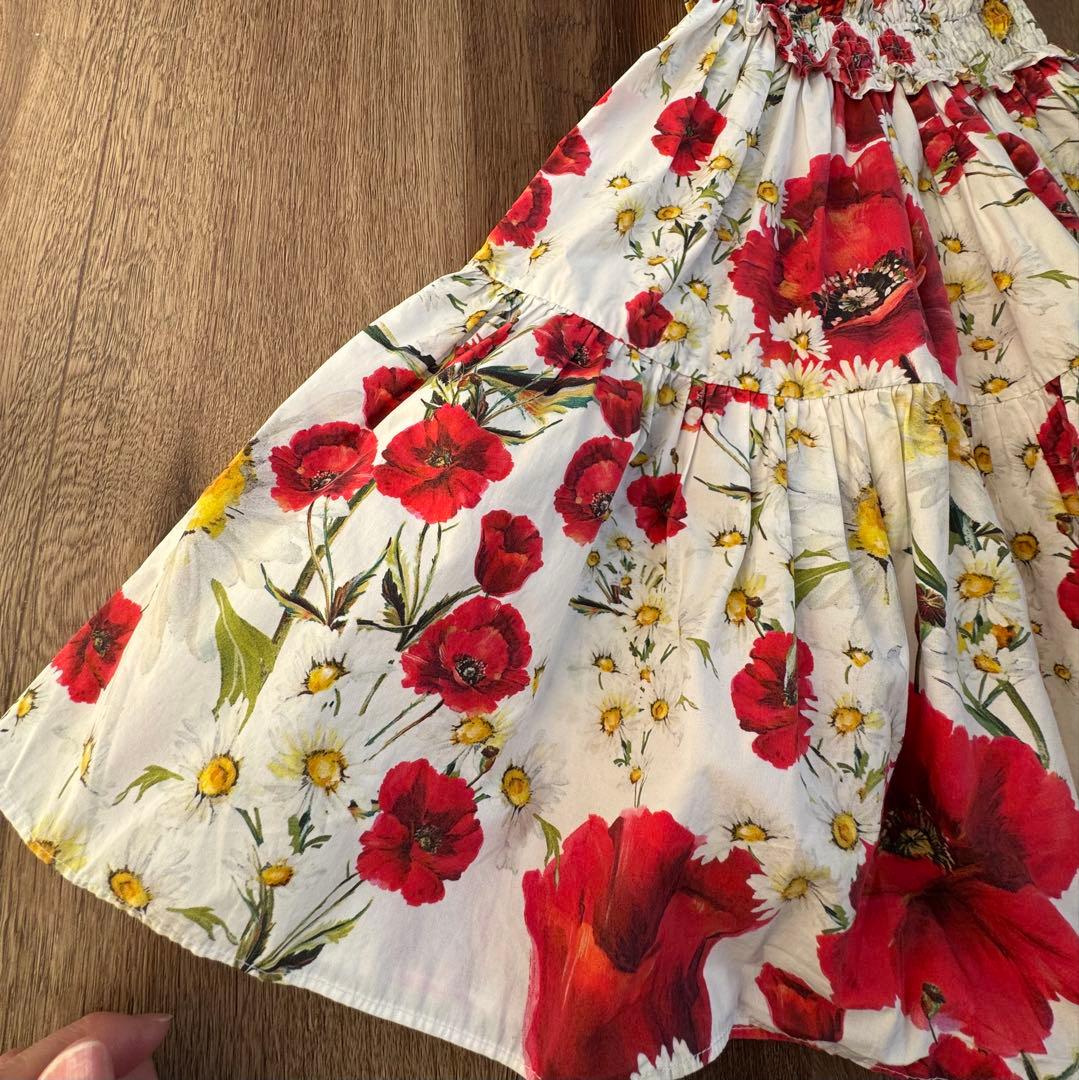 最終値下げ！！Dolce & Gabbana 花柄ワンピース 100cm~
