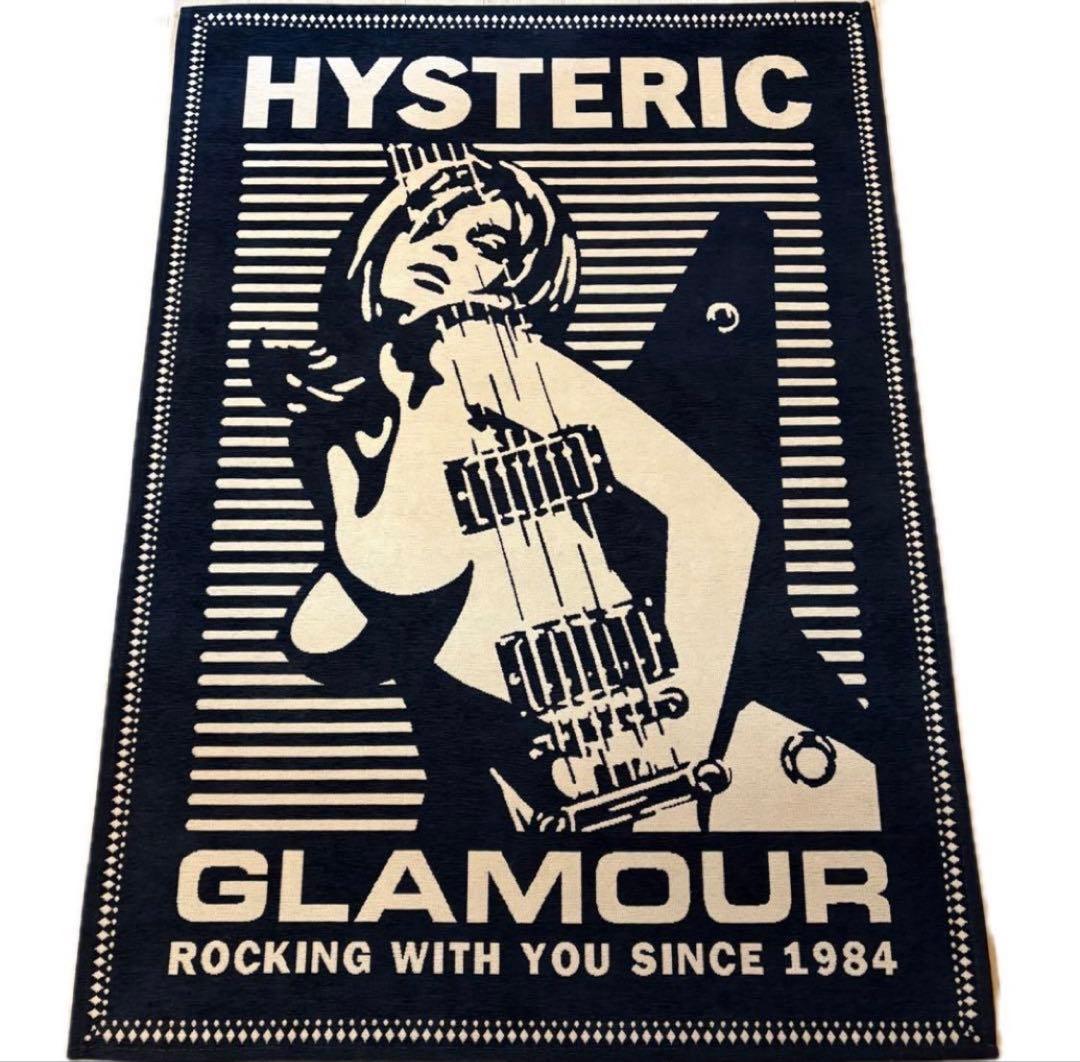 HYSTERIC GLAMOUR ノベルティ　ギターガールのラグマット