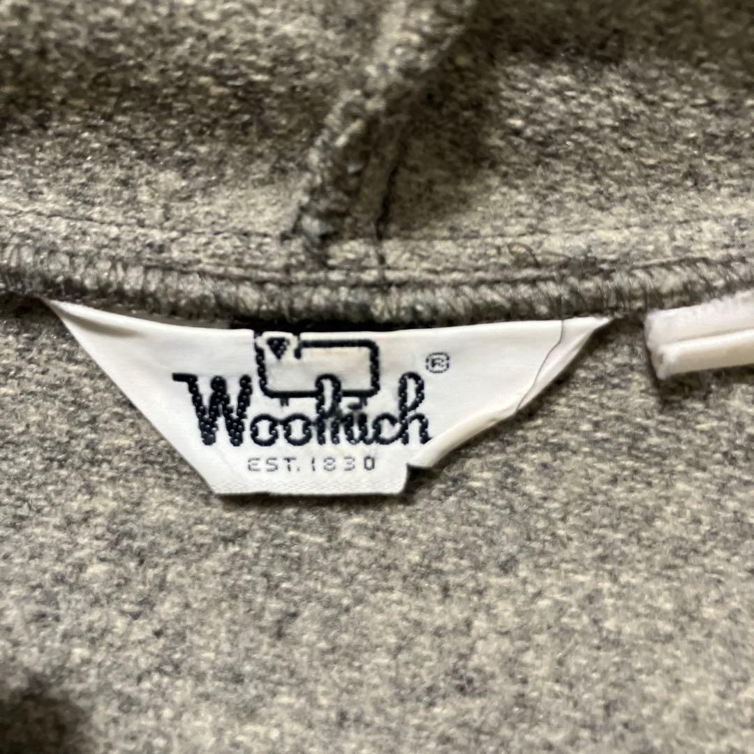 WoolRich ボーダー ウール ブランケットコート パーカー ウールリッチ