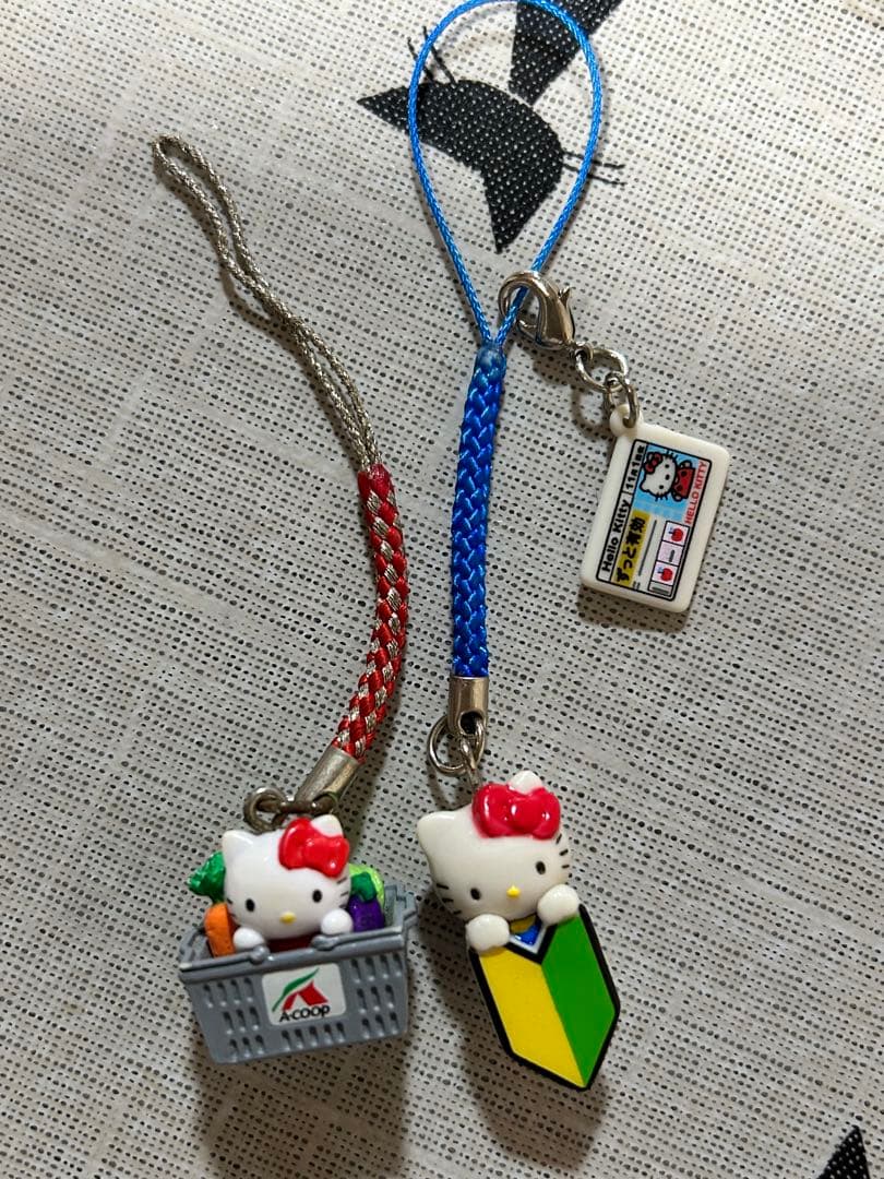ご当地限定キティ根付け