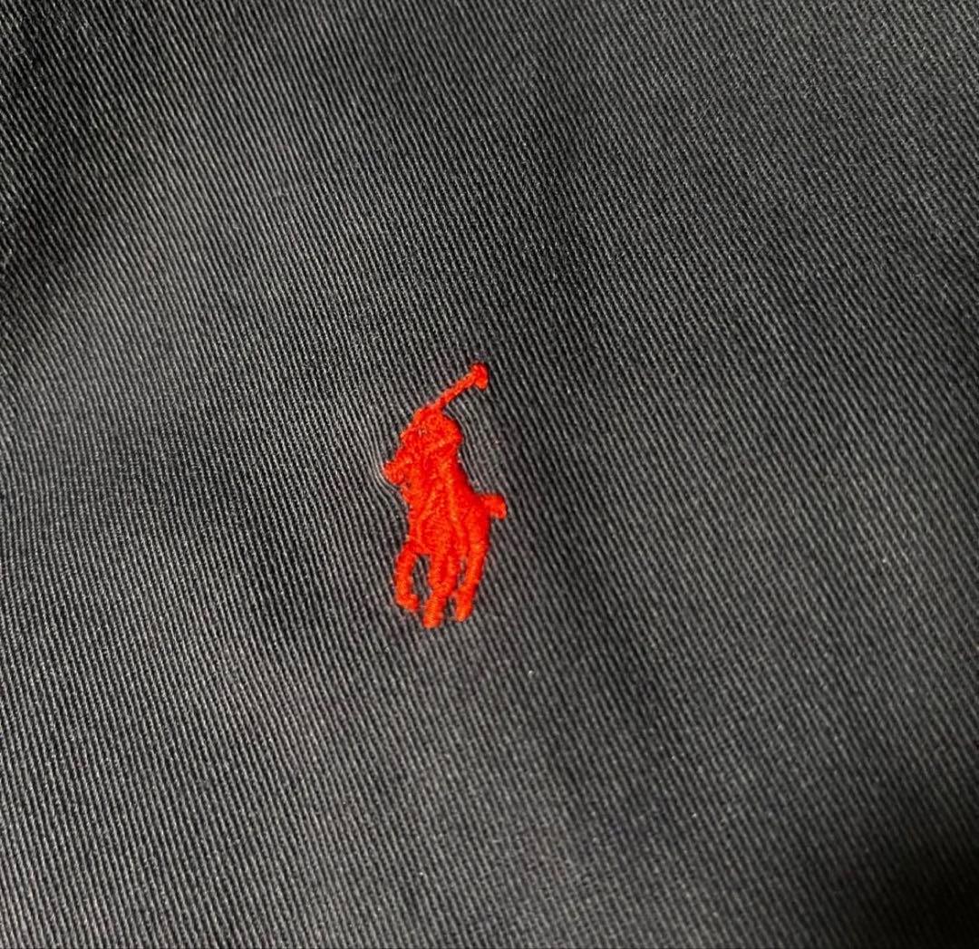 90s POLO RALPH LAUREN コットン スウィングトップLネイビー