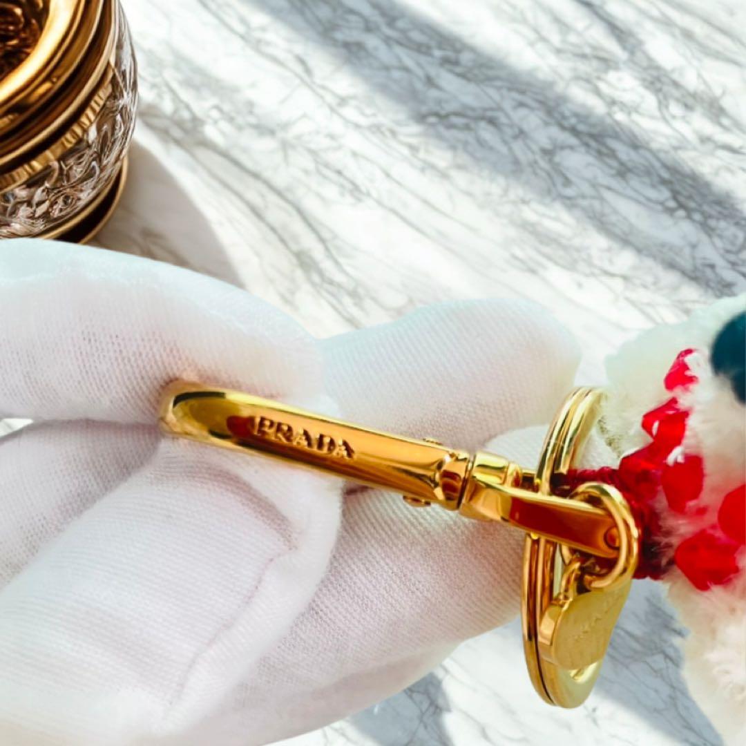 PRADA テディベア　ベアトリックキーホルダー