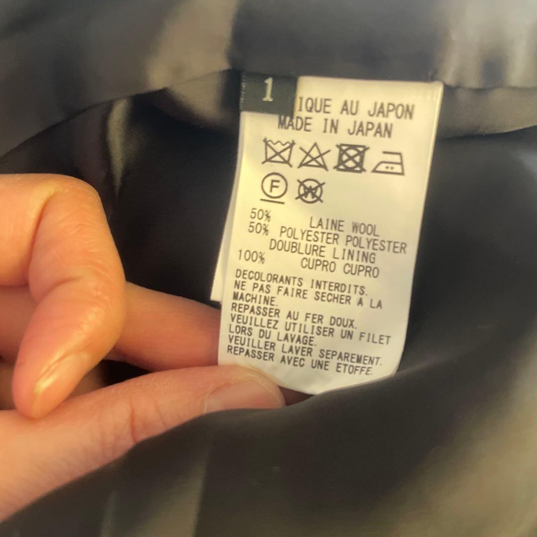 Y's プリーツ ロング巻きスカート