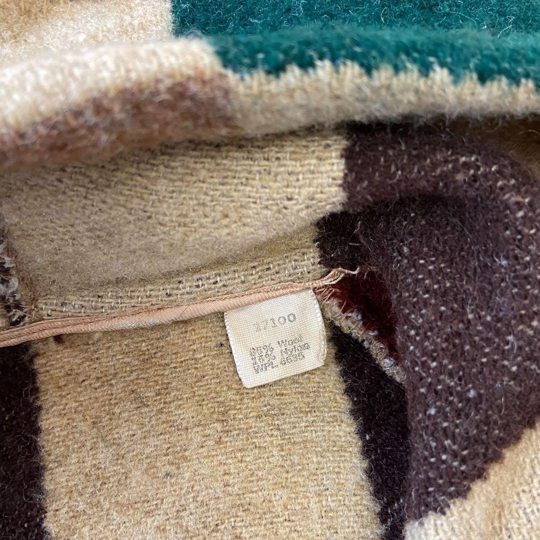 70s unknown マルチカラー ウール パーカー Woolrich