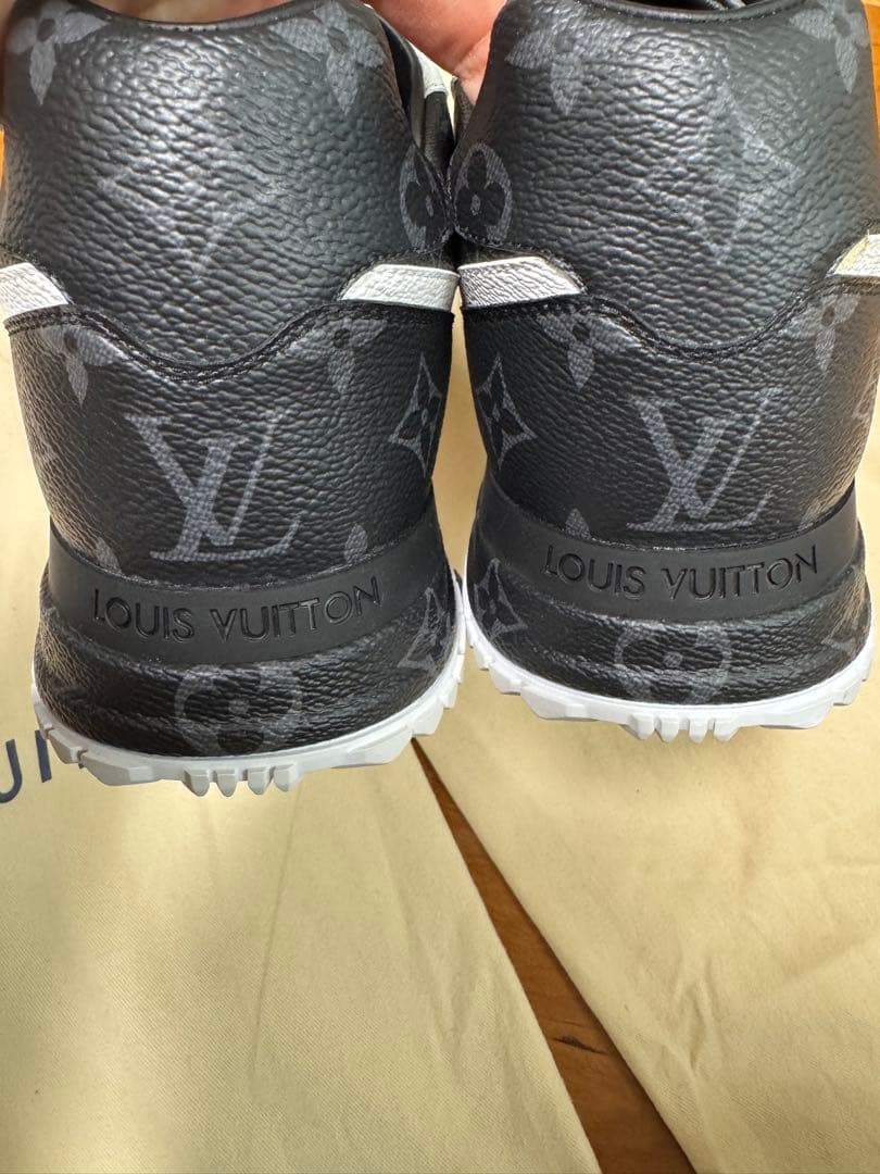 Louis Vuitton ロゴ入りスニーカー ブラック/ホワイト 9#