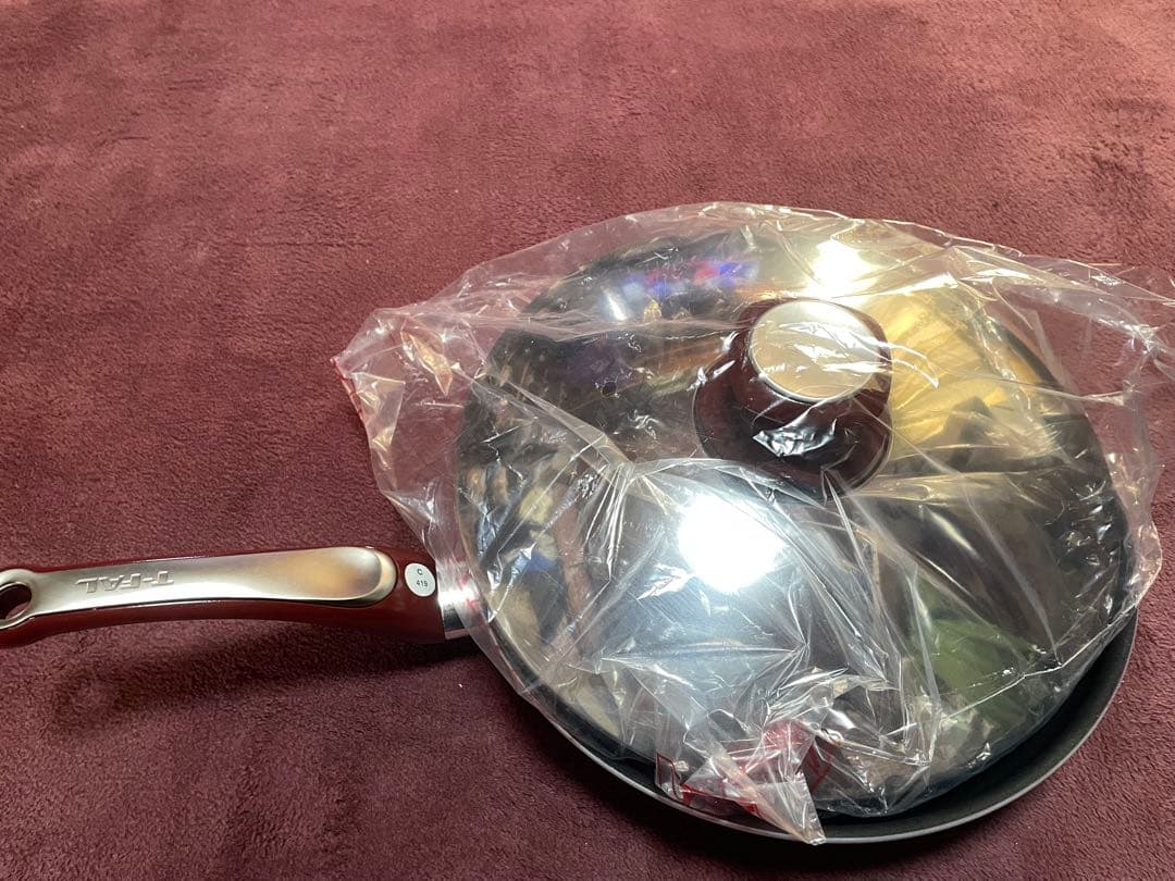 新品T-fal 鍋・フライパンセット 赤　ティファール