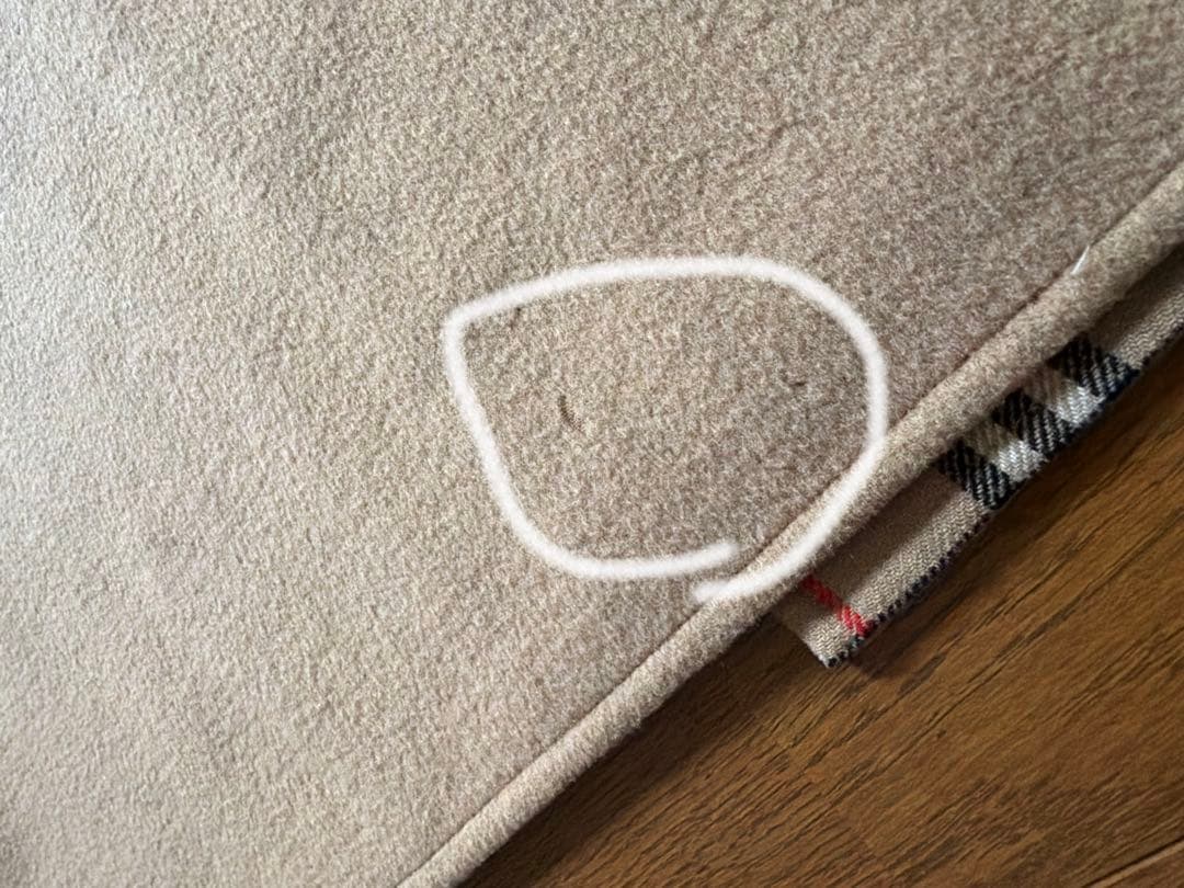 バーバリーズ ロングダッフルコート カシミヤ ダブルフェイス ノバチェック 38