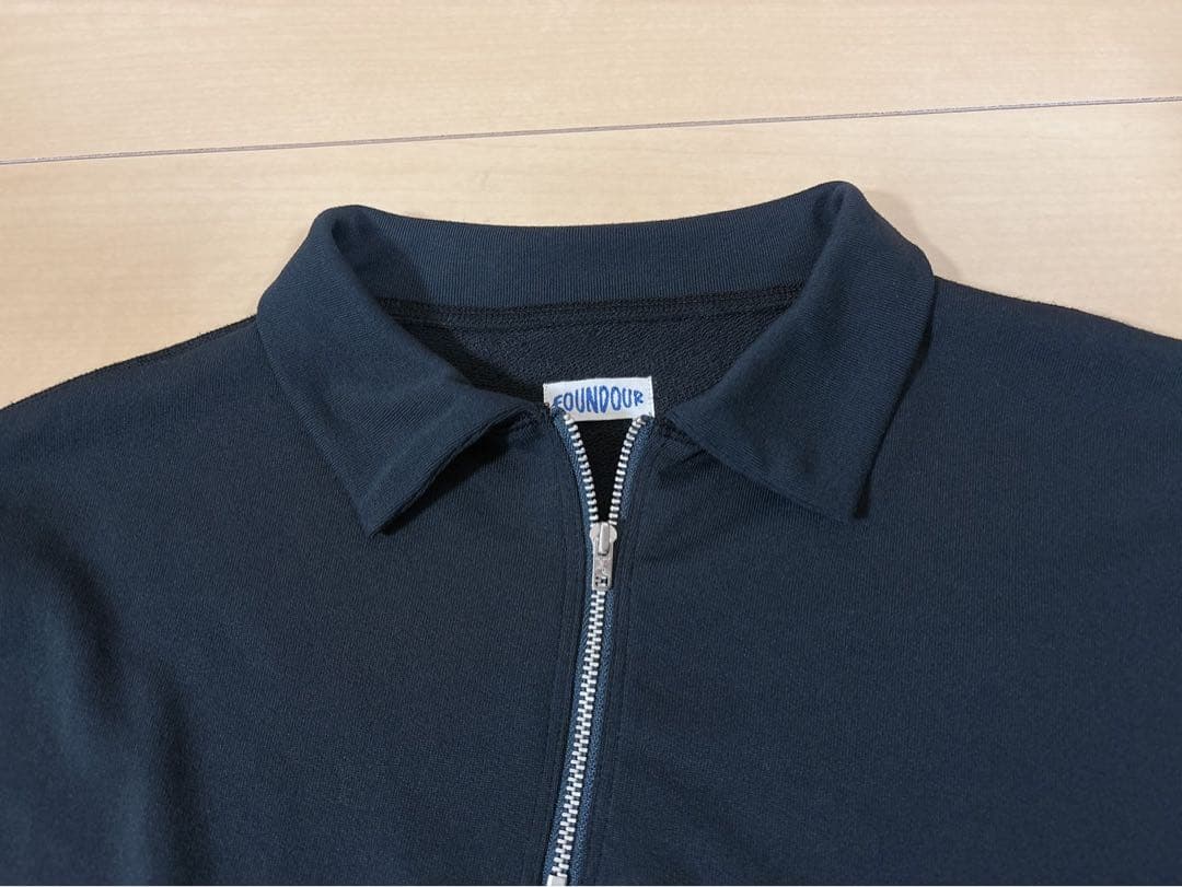 トップス foundour HALF ZIP LONG SLEEVE SHIRT