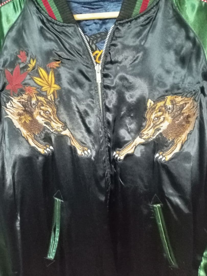 クローズ & WORST 坊屋春道 狼&鴉リバーシブルスカジャン