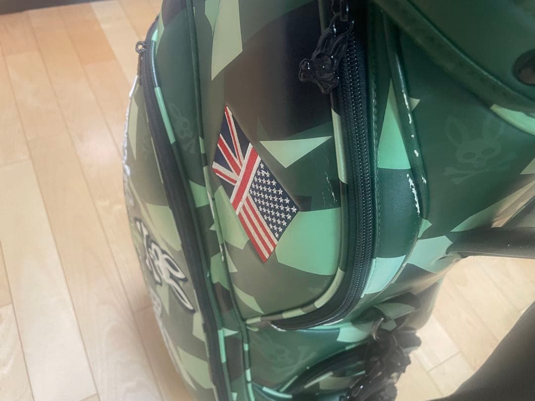 Psycho Bunny キャディバッグ サイコバニー カモフラージュ 迷彩