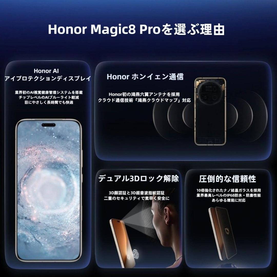 【Wahyu】HONOR Magic 8 Pro 16GB/512GB 白
