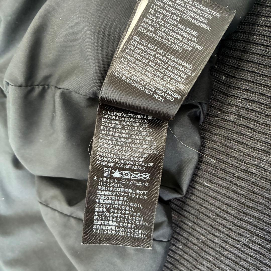 美品 THE NORTH FACE ショート丈ダウン 黒 S