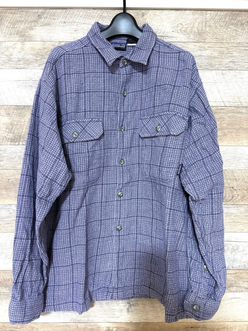 90s patagonia パタゴニア ヘビーフランネルシャツ ポルトガル製 S