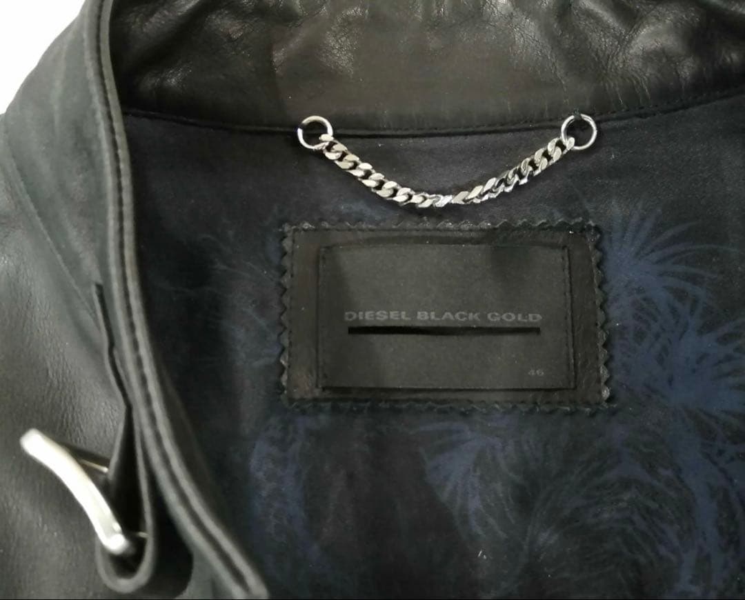 DIESEL BLACK GOLD レザージャケット スタッズ 値下げ可能