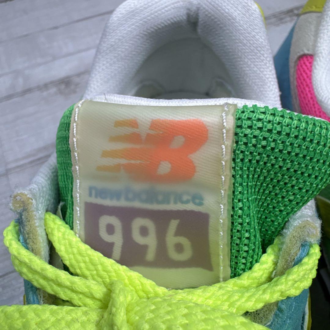 美品 ATMOS別注996足限定CM996ATN 23.5cmマルチ 左右非対称