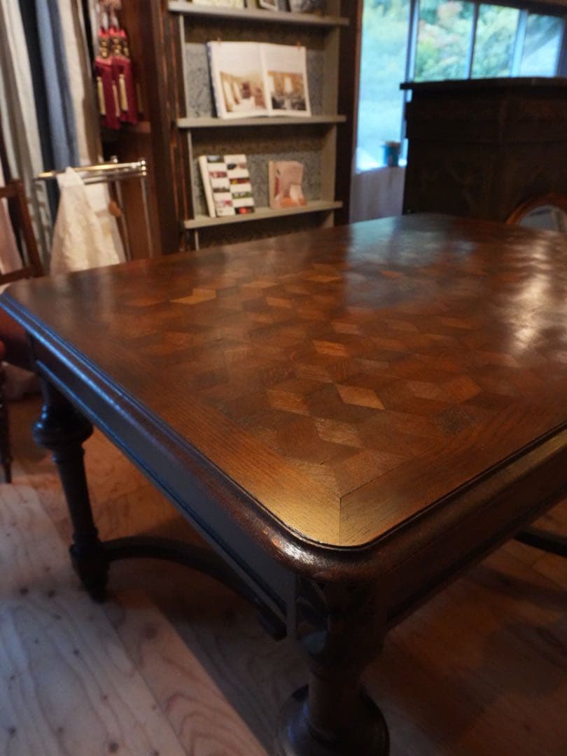 木製ダイニングテーブル パターン仕上げ ※送料別