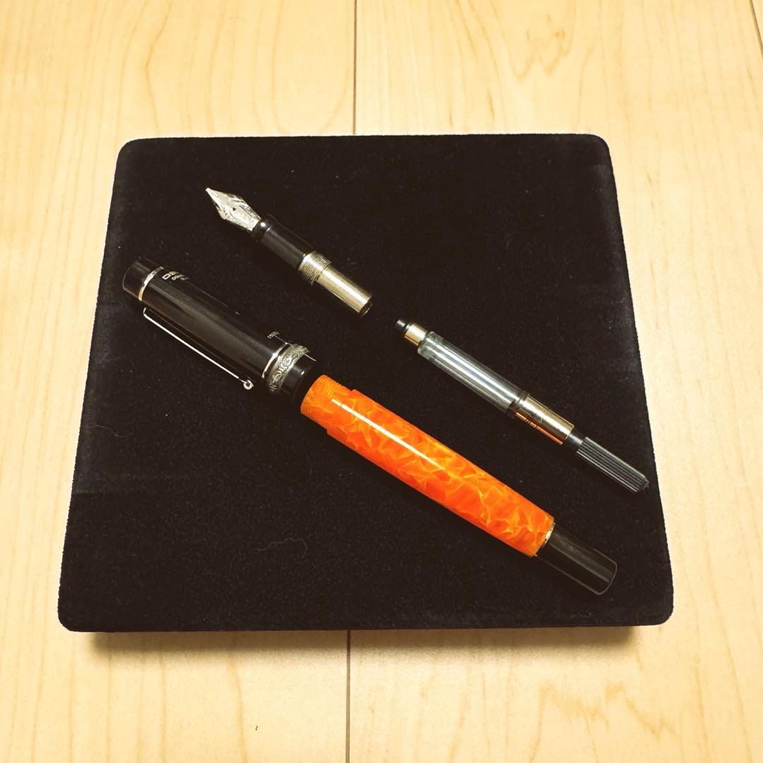 【箱等完備】美品　デルタ　ドルチェビータ　スリム　万年筆14K B字