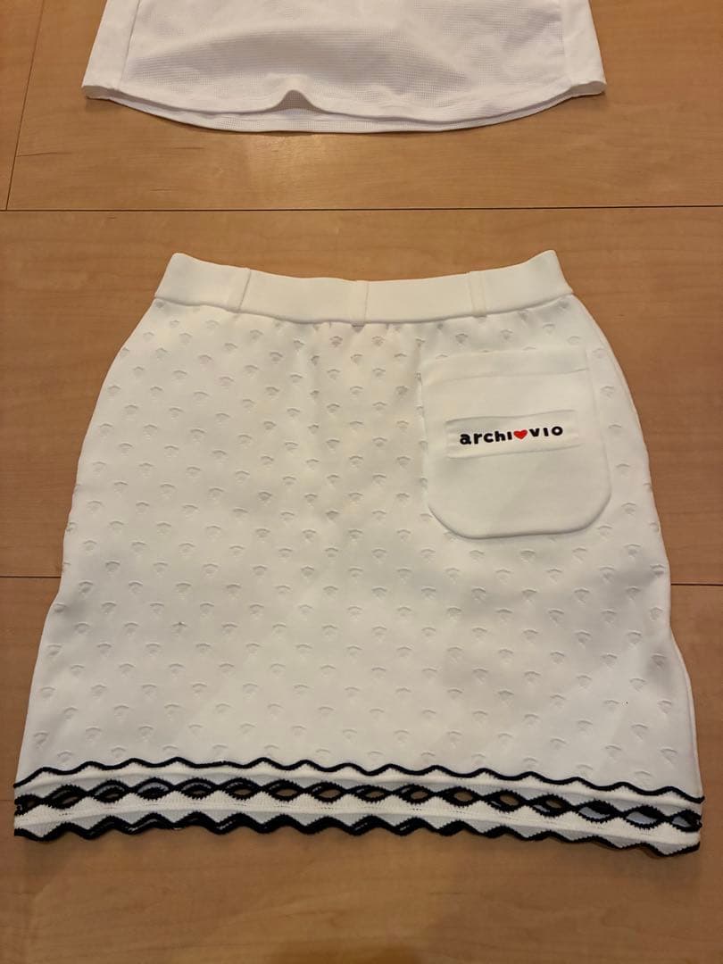 archivio ホワイト タートルネック セット