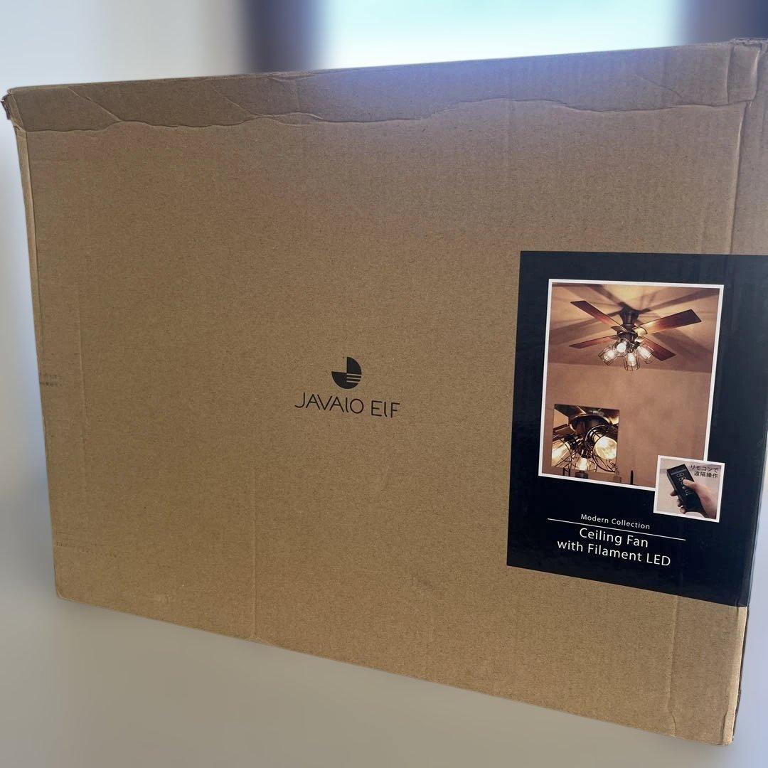 【未使用品】JAVALO ELF シーリングファン JE-CF003GD