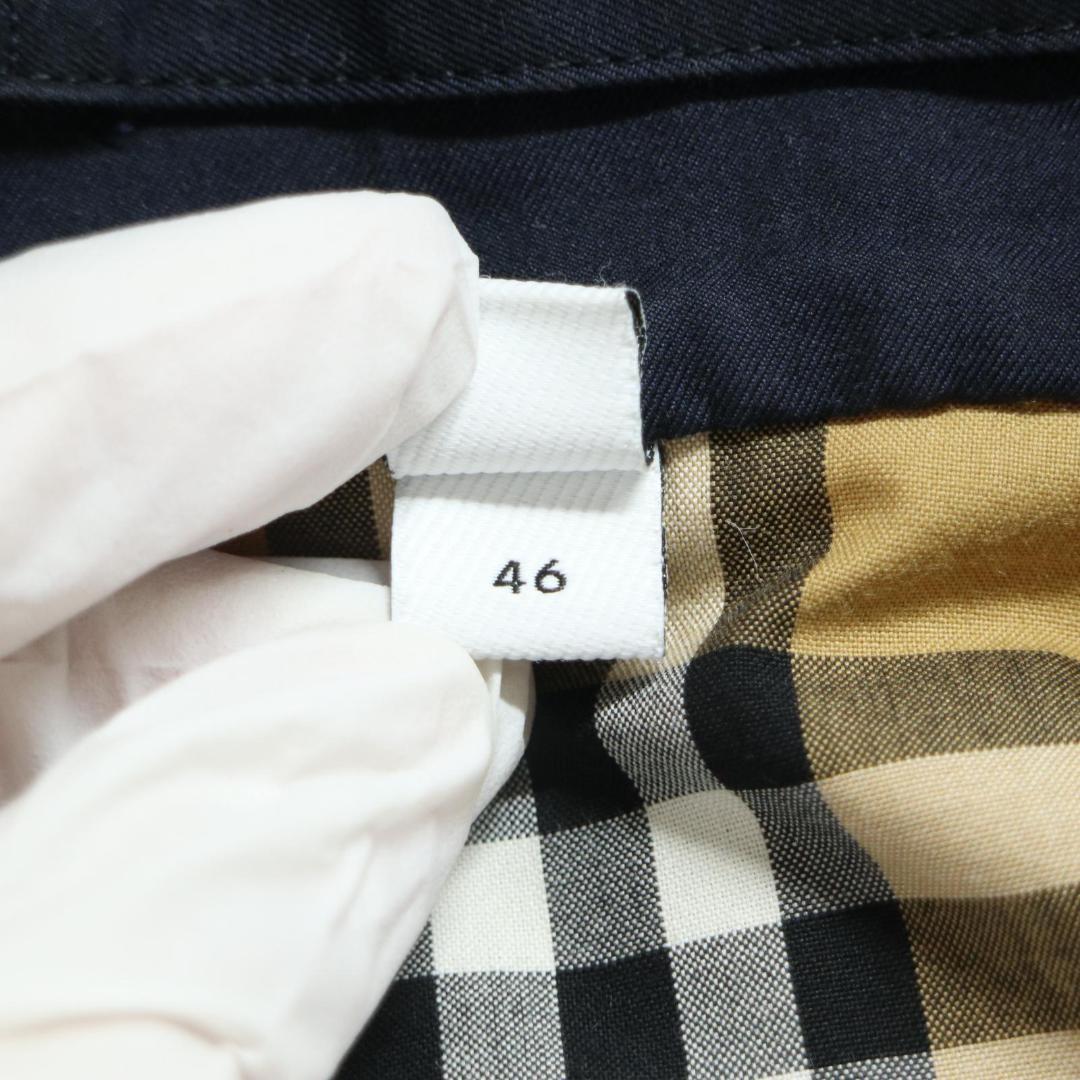 【現行モデル✨】バーバリー ステンカラーコート 裏地総ノバチェック ネイビー M