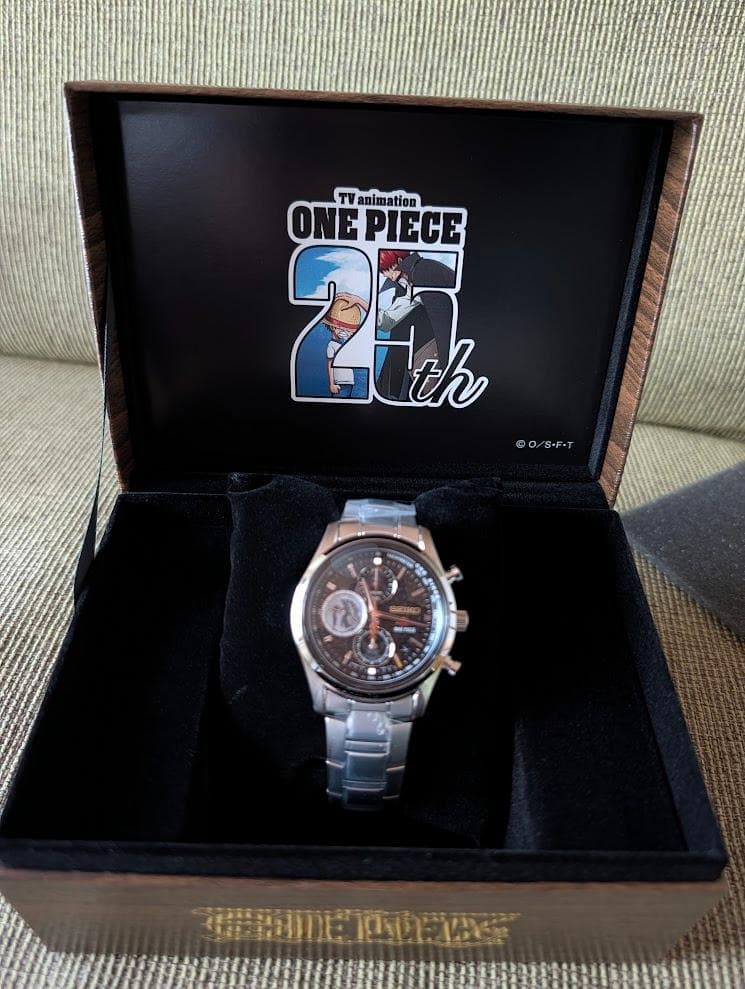 ONE PIECE×SEIKO TVアニメ25周年記念ウオッチ 手首回り L