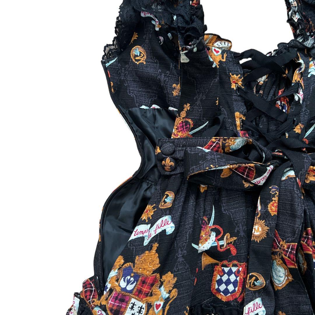 morphose　オールドエンブレムティアードジャンパースカート