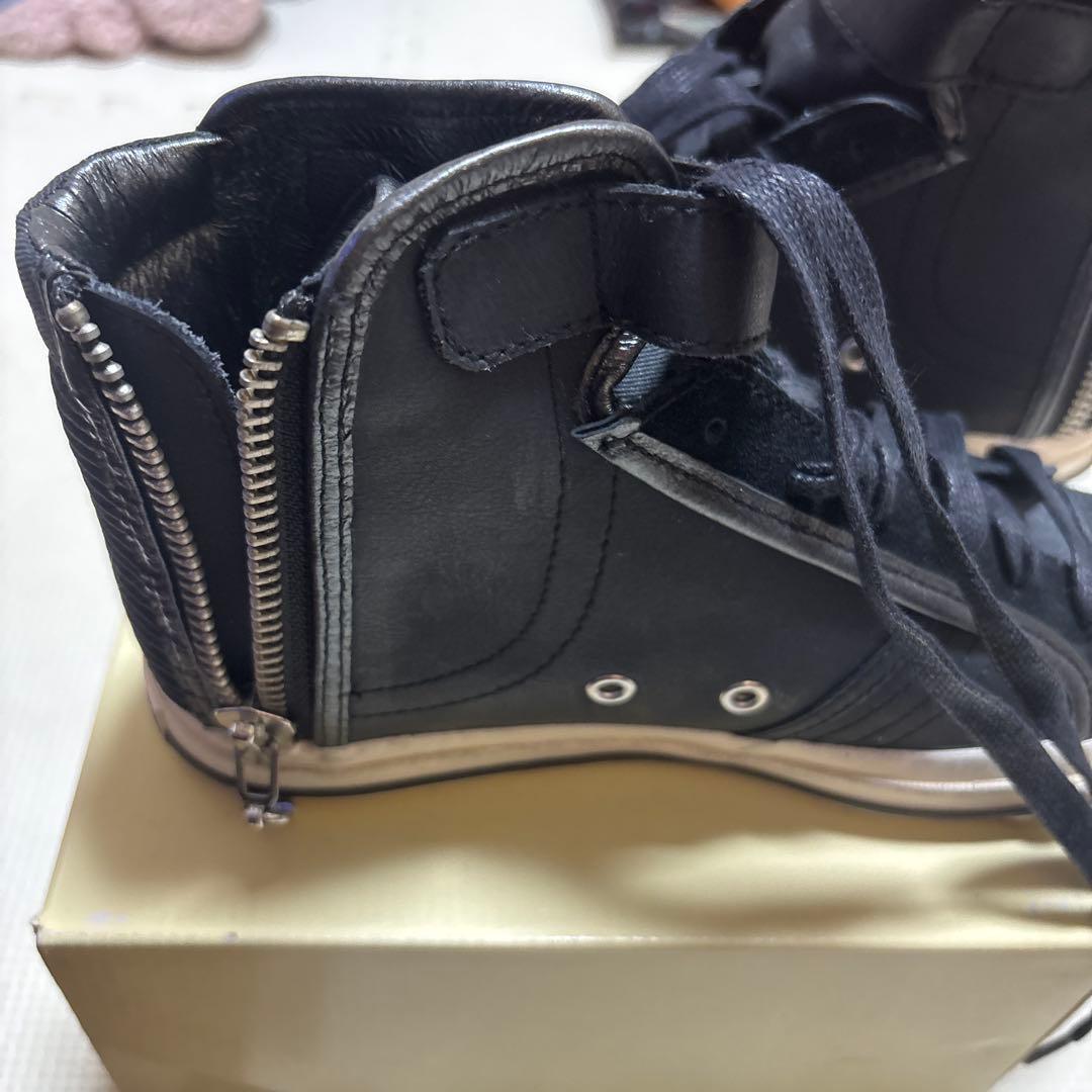 ディーゼル　ハイカット　レザースニーカー　24.5センチ　新品未使用