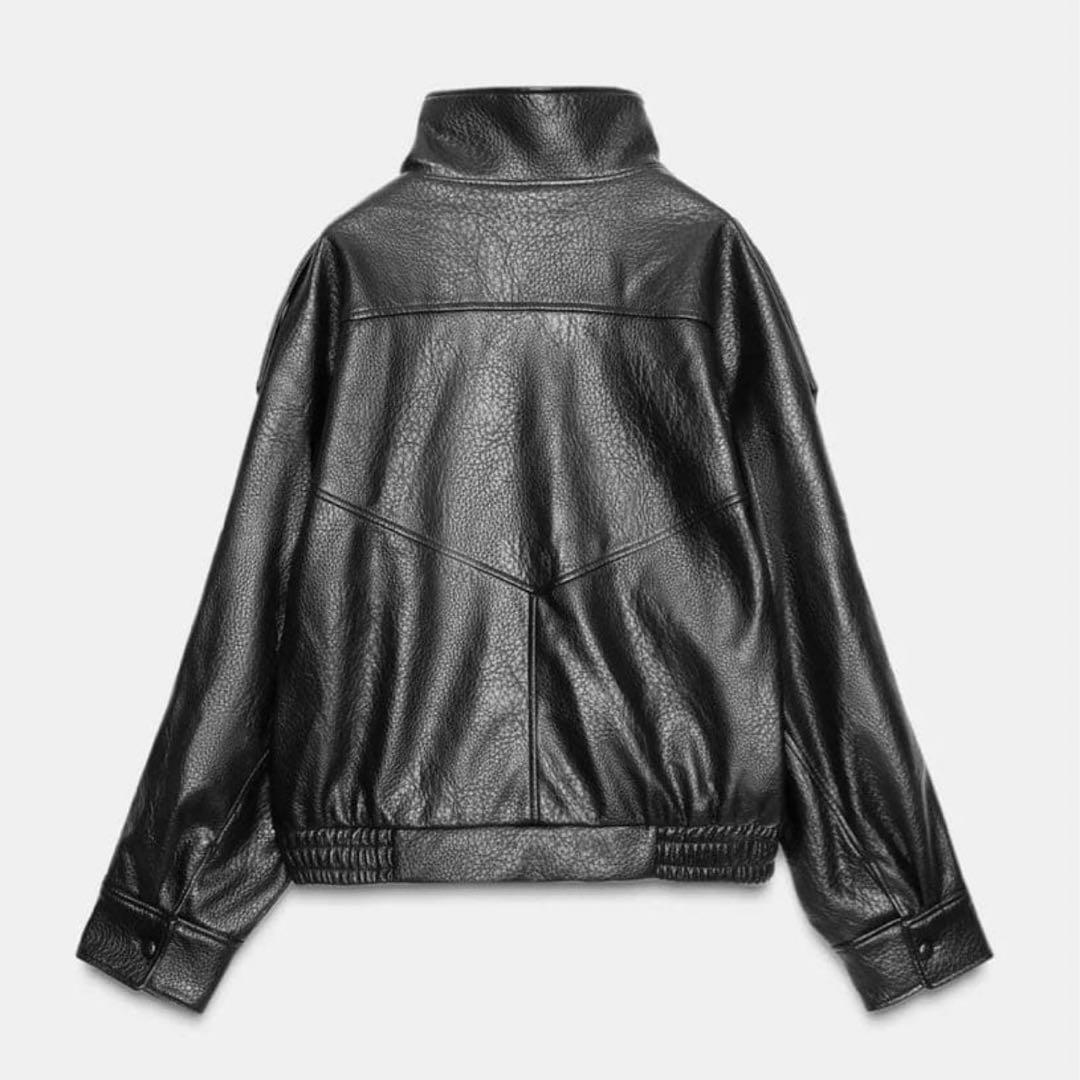 【✨新品未使用✨】ZARA フェイクレザージャケットSサイズ ysl
