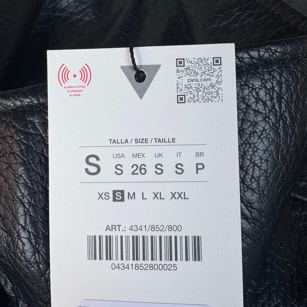 【✨新品未使用✨】ZARA フェイクレザージャケットSサイズ ysl