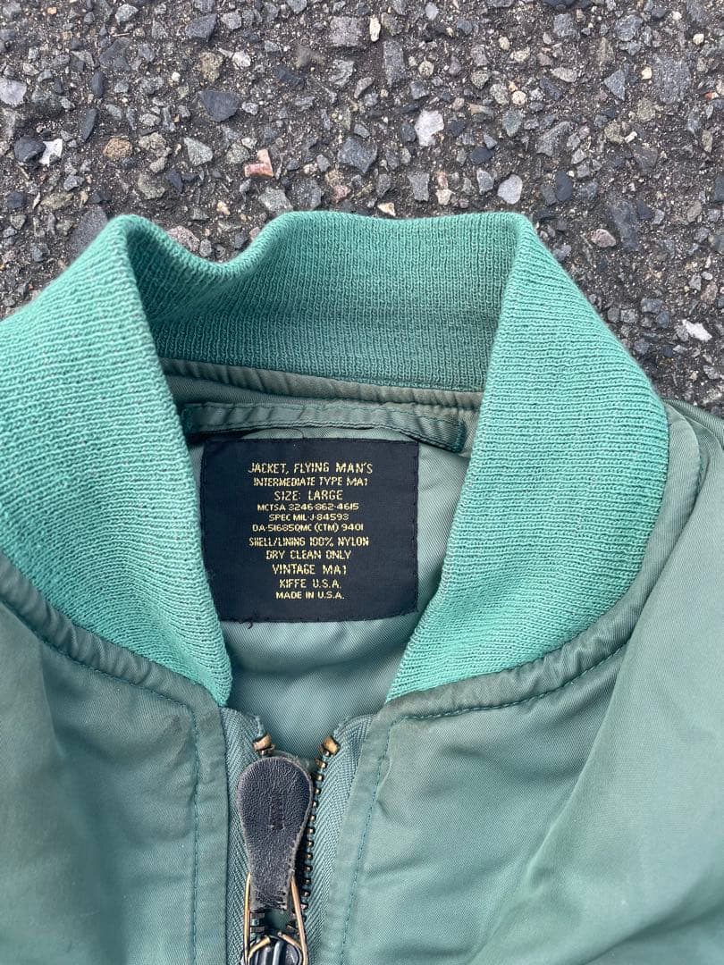 か*ろ様 old vintage MA-1 usa製　80s 90s ideal