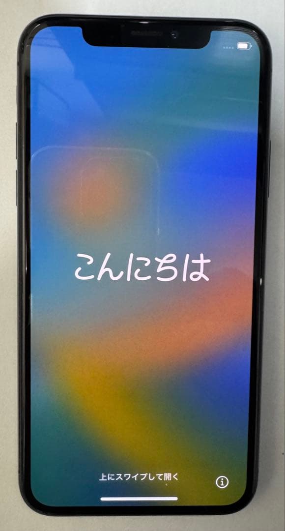 な*げ様 【バッテリー新品】Apple iPhone X スペースグレー 本体