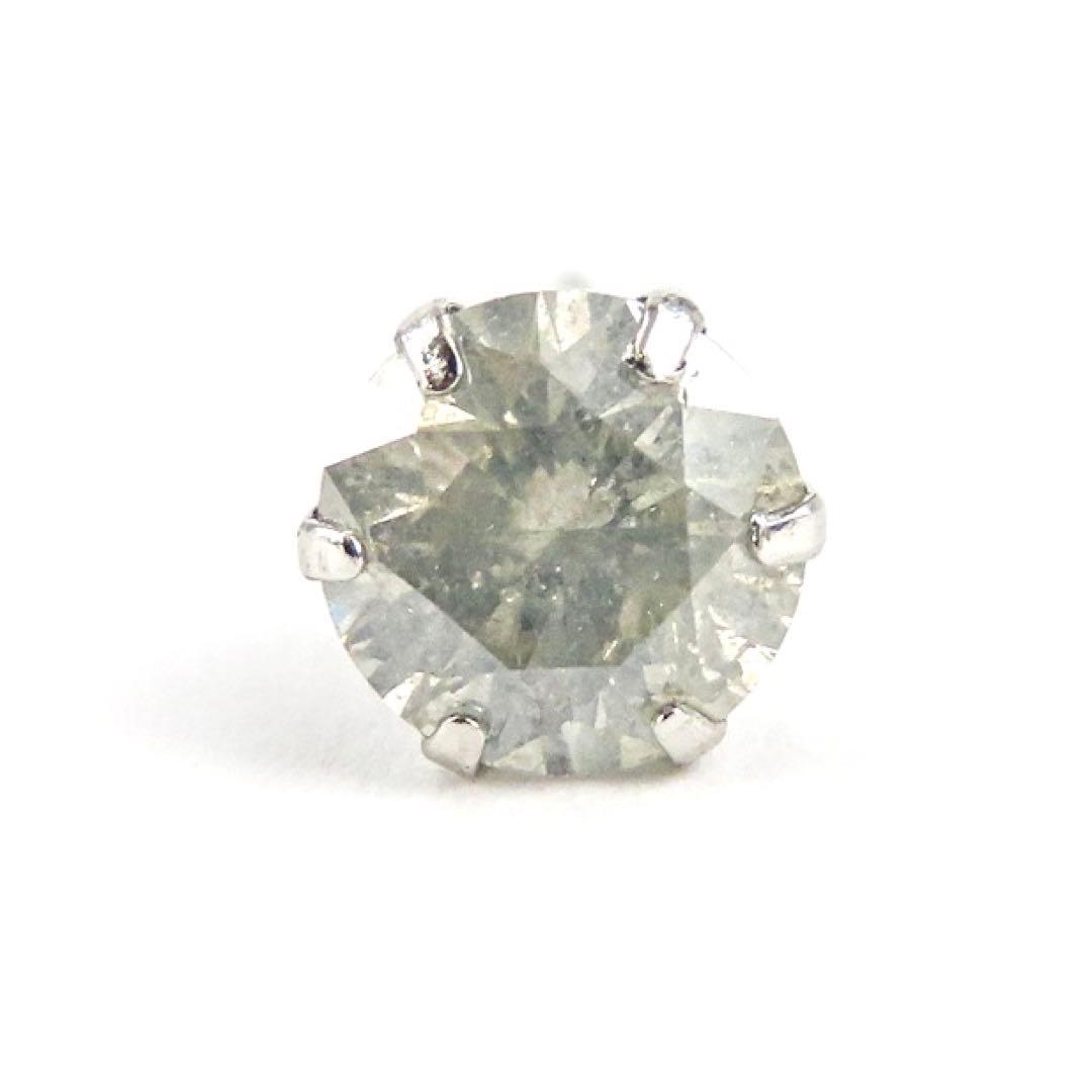 m*n様 【本物保証】Pt900 天然ダイヤモンド 0.5ct ピアス　片耳用