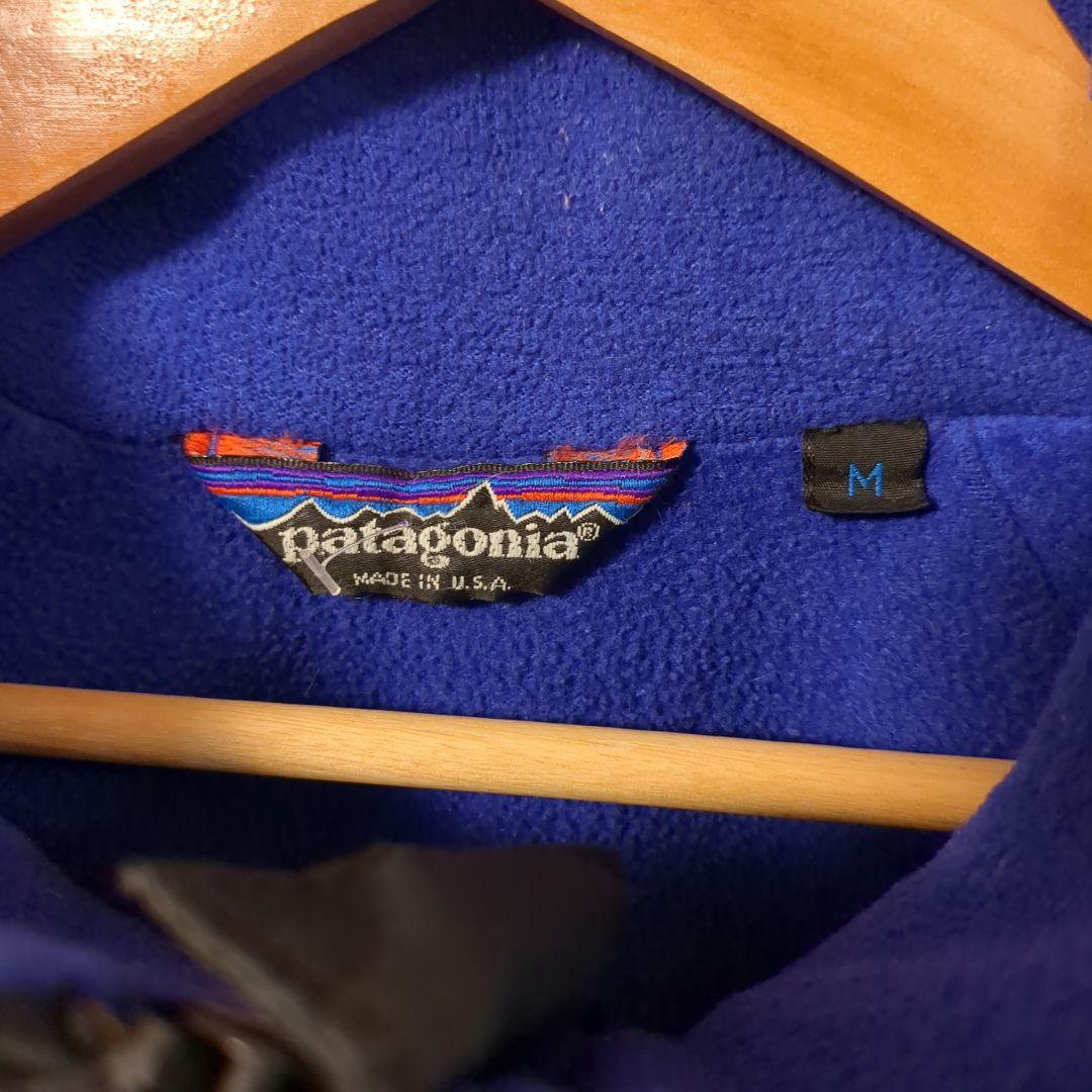 80s USA製 Patagonia シェルドシンチラ ブラック Mサイズ