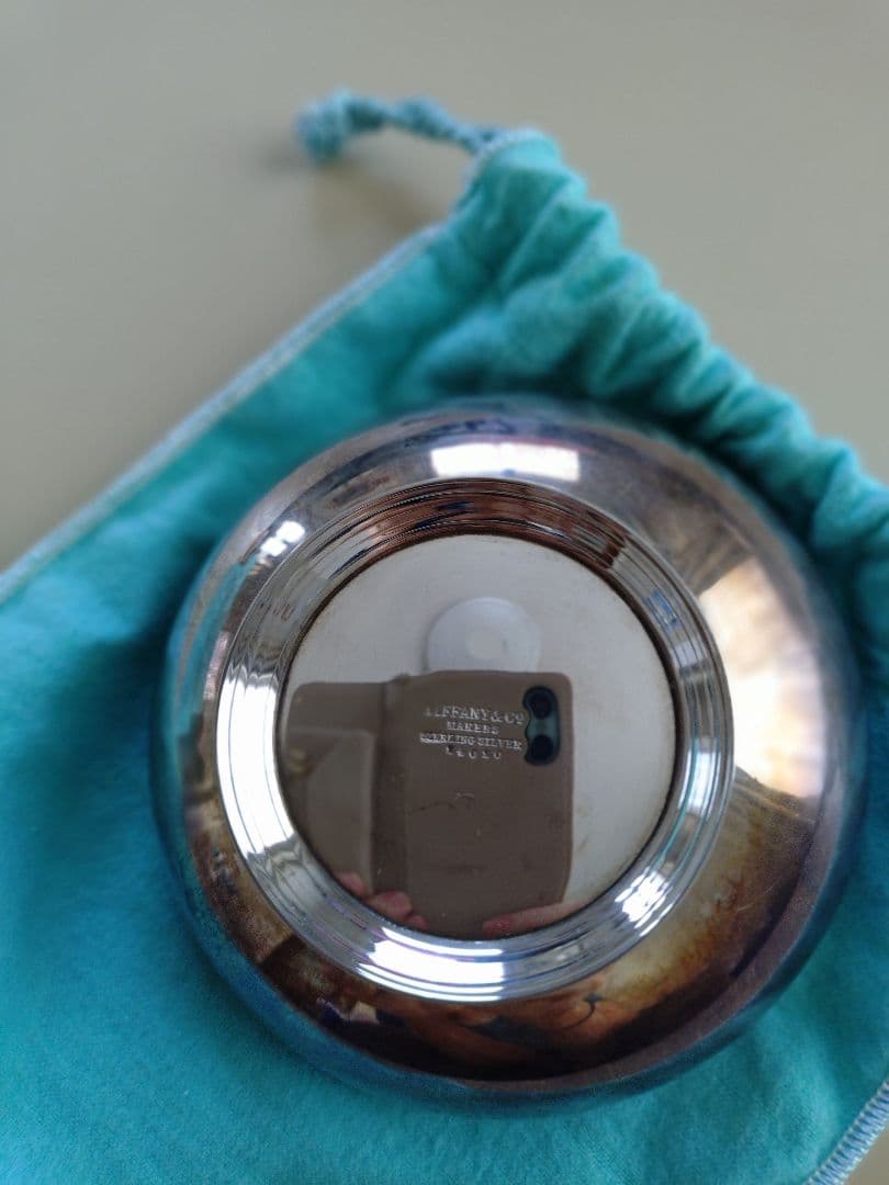 ティファニースターリングシルバー キャンディボウル