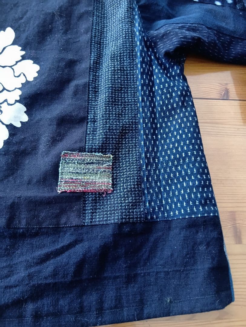 藍染古布の刺し子ジャケット