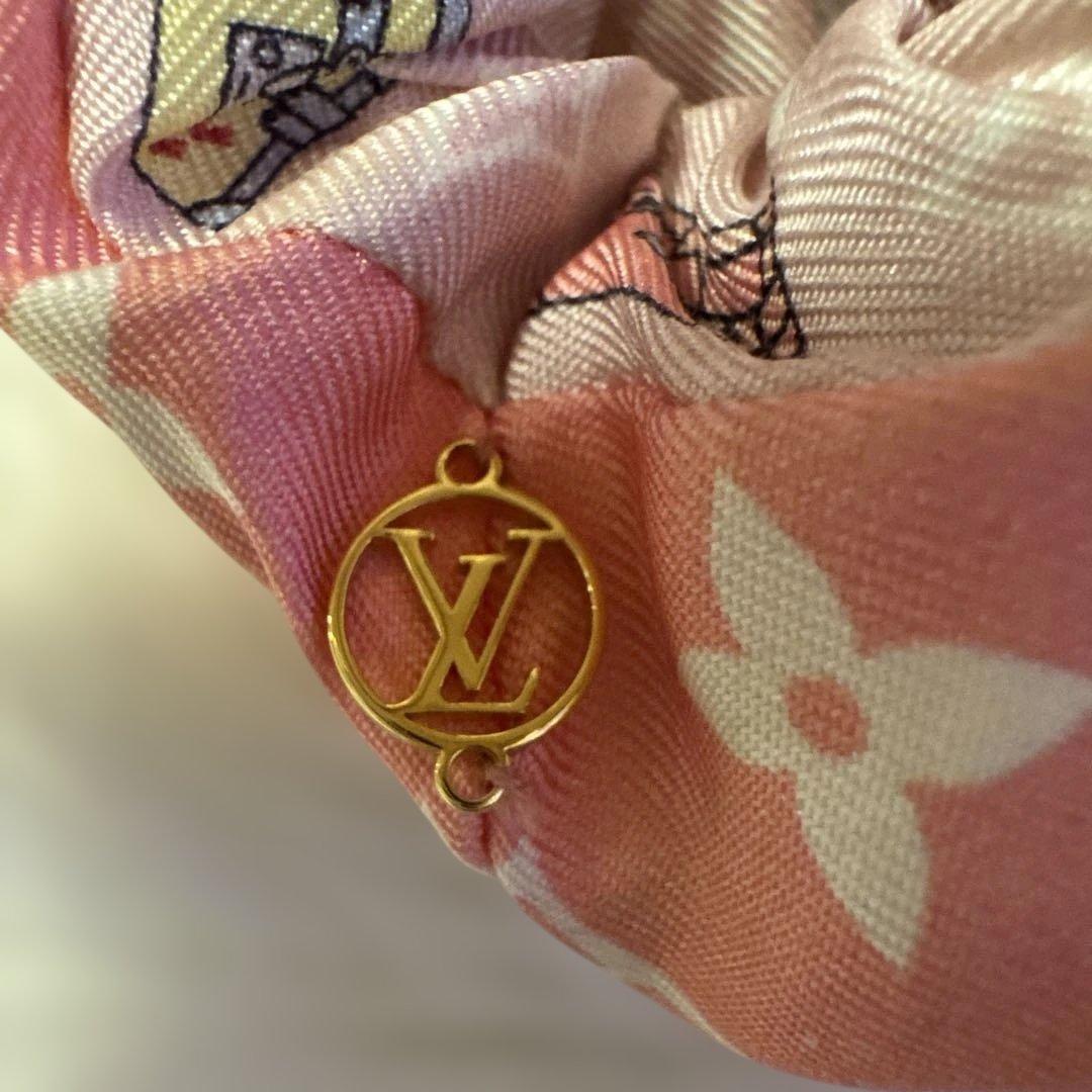 Louis Vuitton ヘアシュシュ ピンク