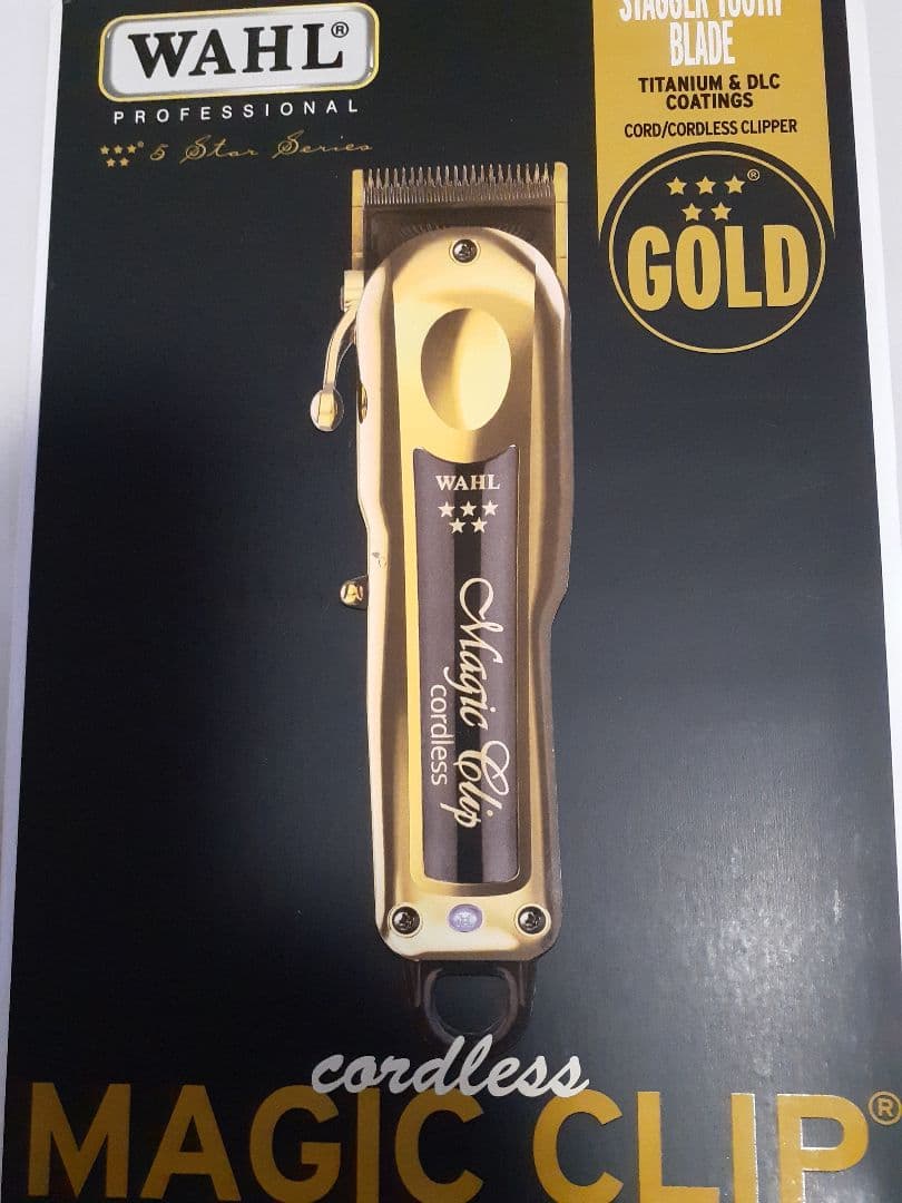 WAHL GOLD コードレス バリカン ゴールド マジック クリップ スタンド