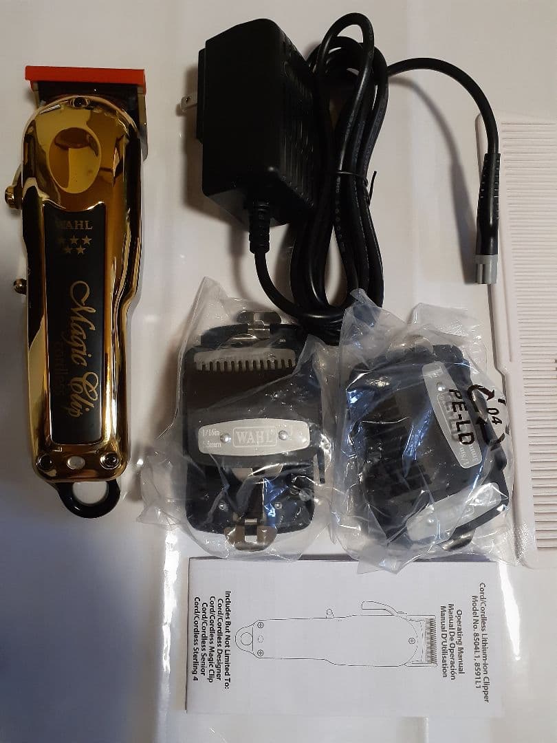 WAHL GOLD コードレス バリカン ゴールド マジック クリップ スタンド