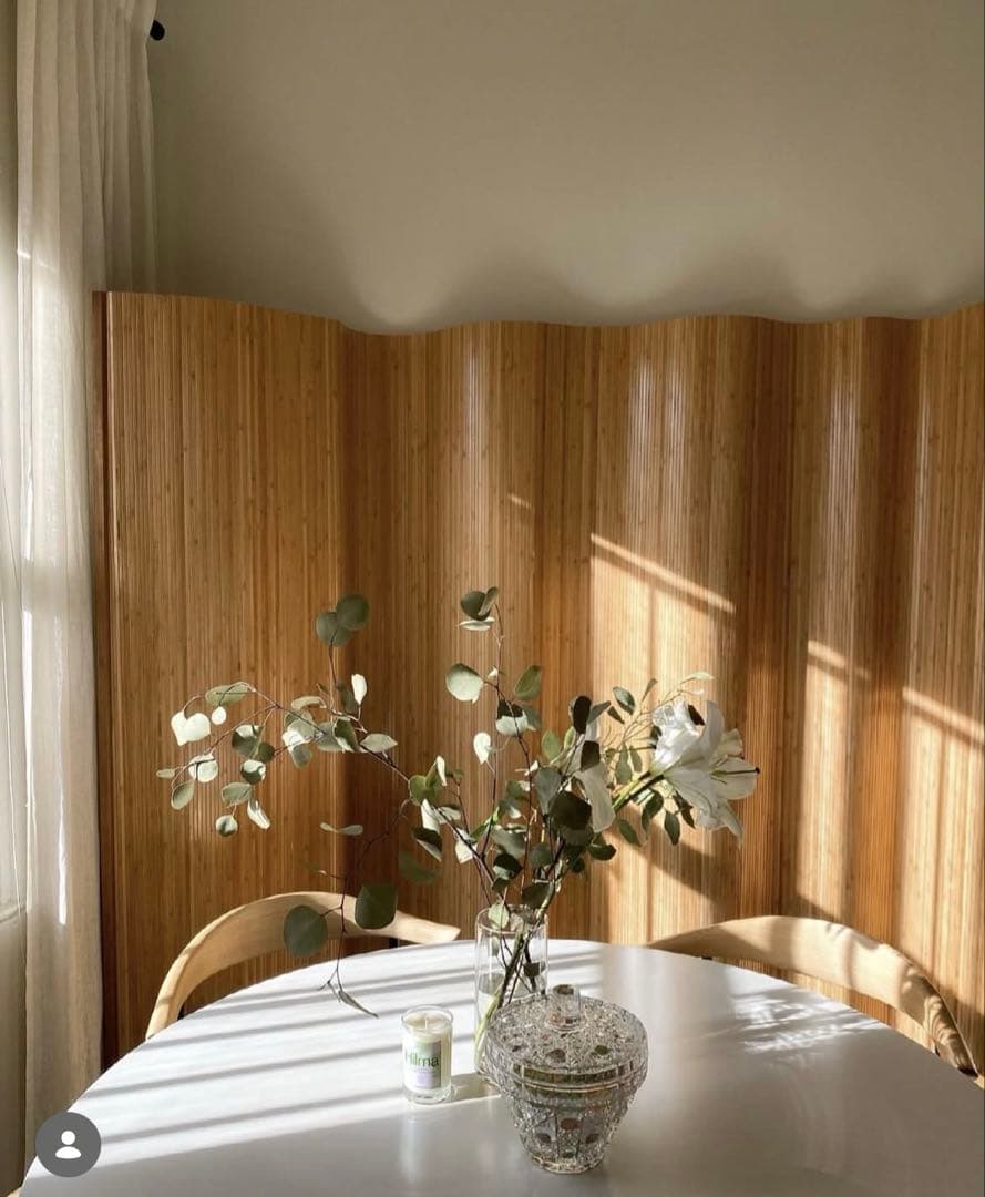 Artek風 ウッドパーテーション　W240×H180