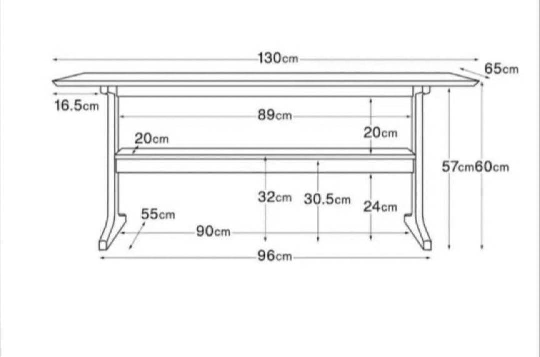 ◆5669様◆MUJI 無印 ダイニングリビングテーブル 2 デスク机木製家具