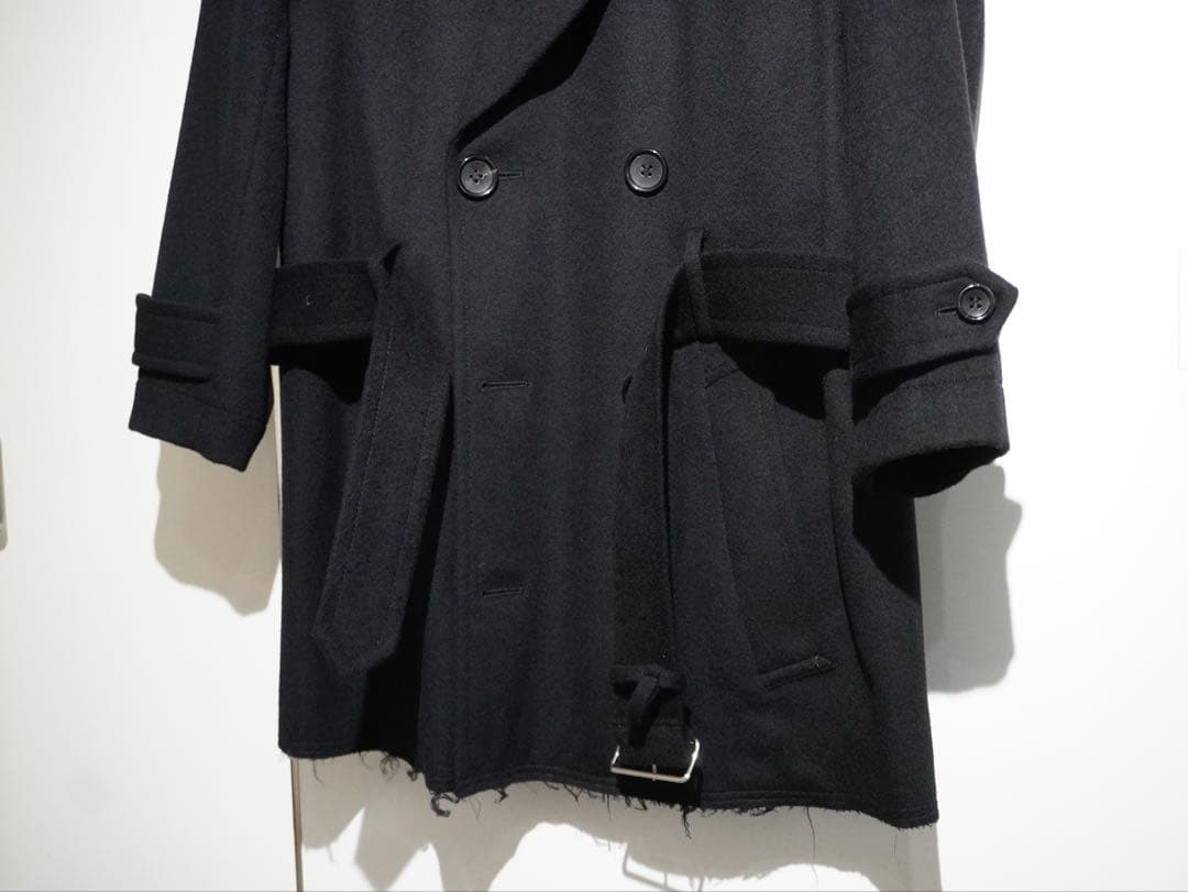 コムデギャルソンオムプリュス19aw 間延びカシミヤ混ウールコート